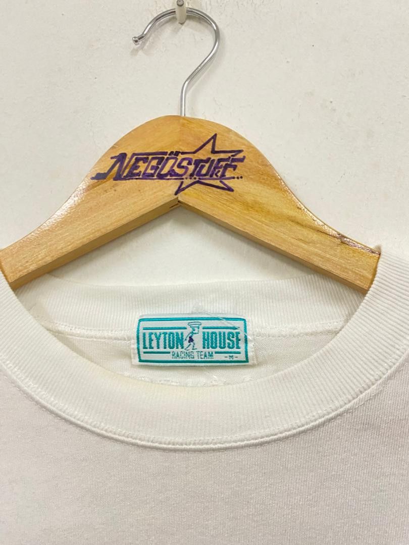Vintage VTG 90s Leyton House Racing Team t shirt art Size US M / EU 48-50 / 2 - 4 Thumbnail