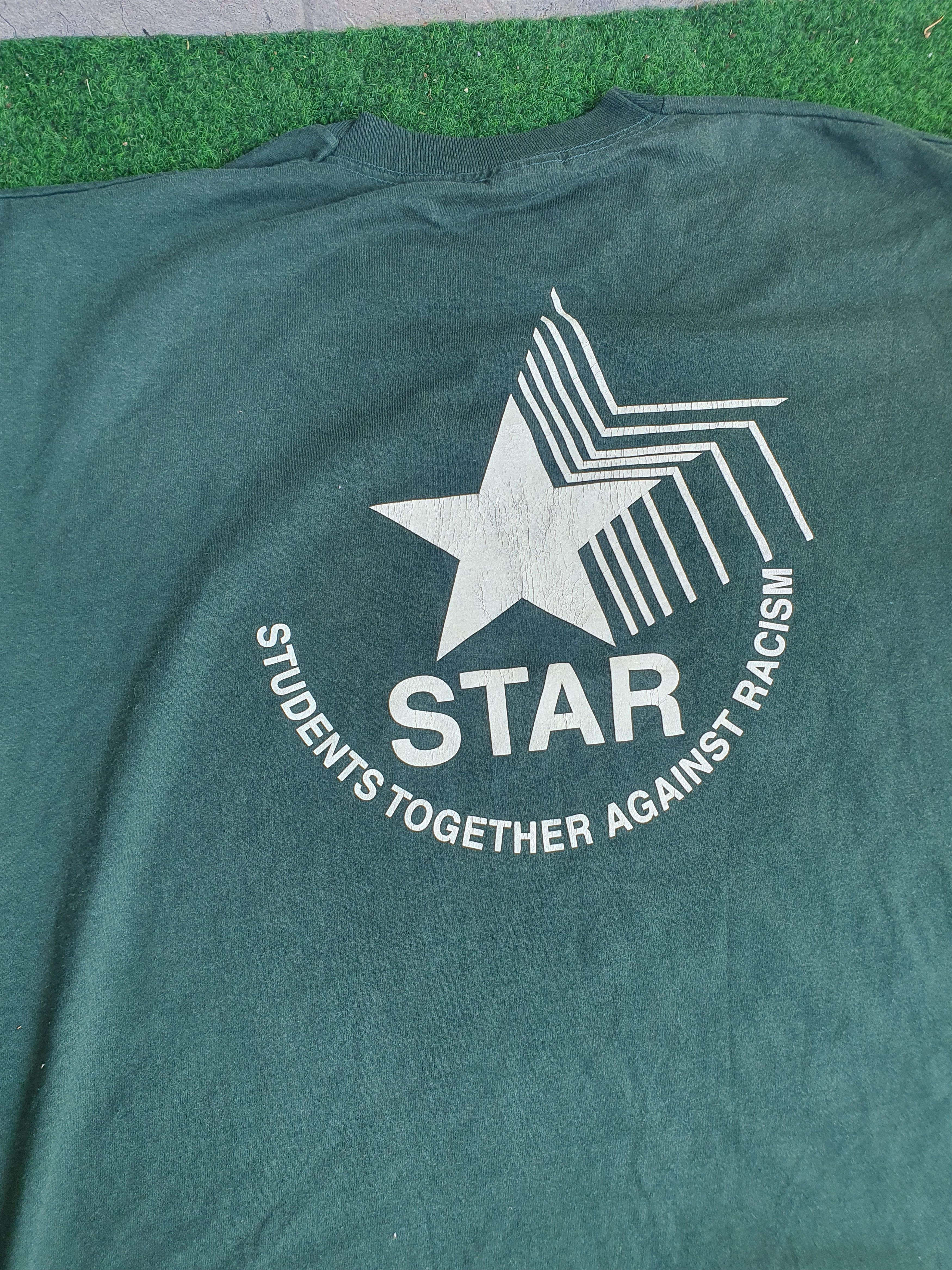 Fruit Of The Loom × Vintage STAR Students Together Against V Singltge Stitch t-shirt XL Size US XL / EU 56 / 4 - 3 Thumbnail