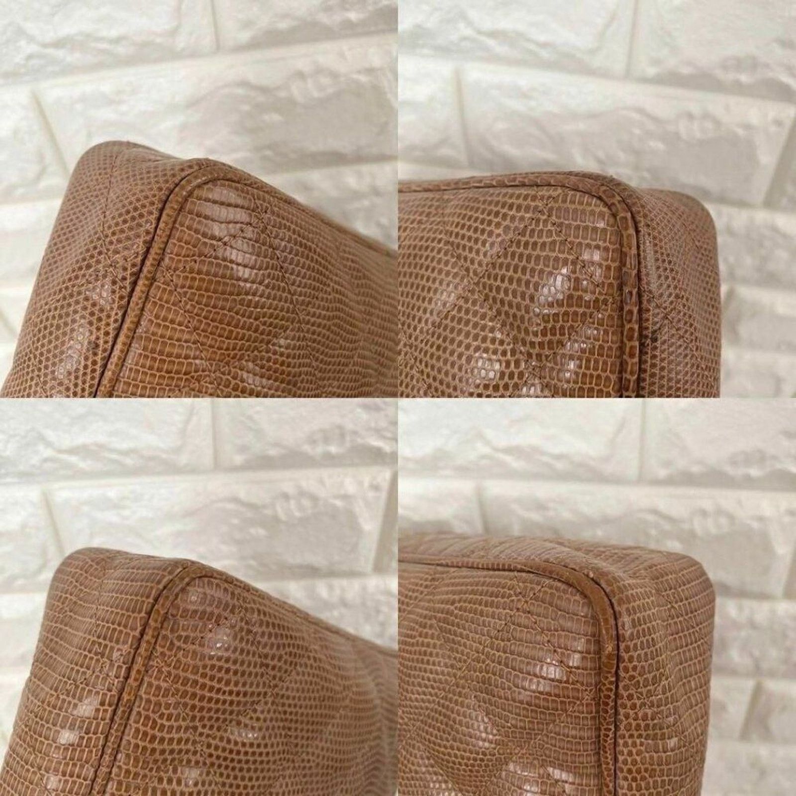 Chanel Vintage Chanel Tan Lizard Camera Bag Chain Strap and Tassel Size ONE SIZE - 8 Thumbnail