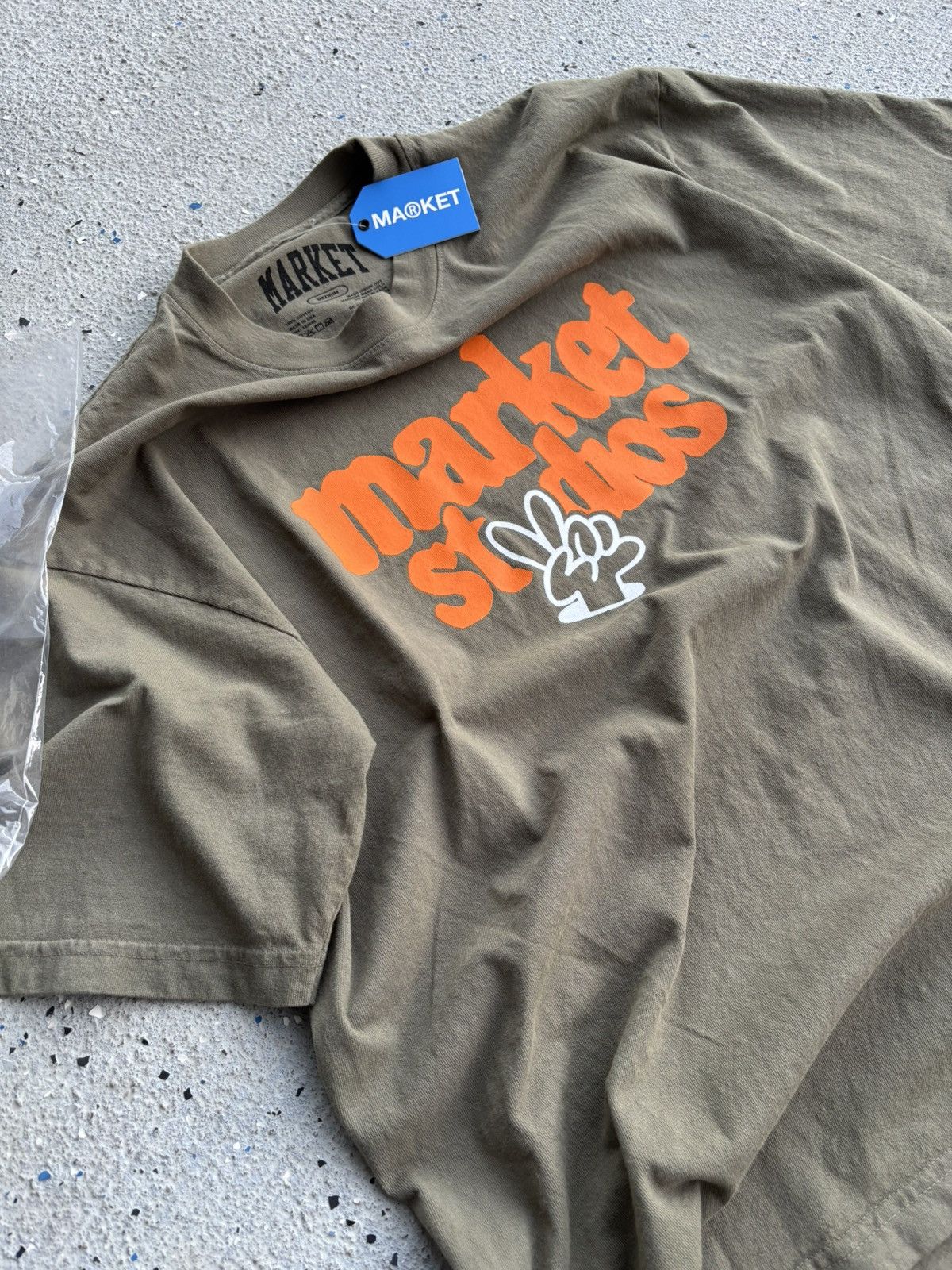 Market (NWT) Market Studios Arch Logo Graphic Tee - Kelp Green Size US M / EU 48-50 / 2 - 3 Thumbnail