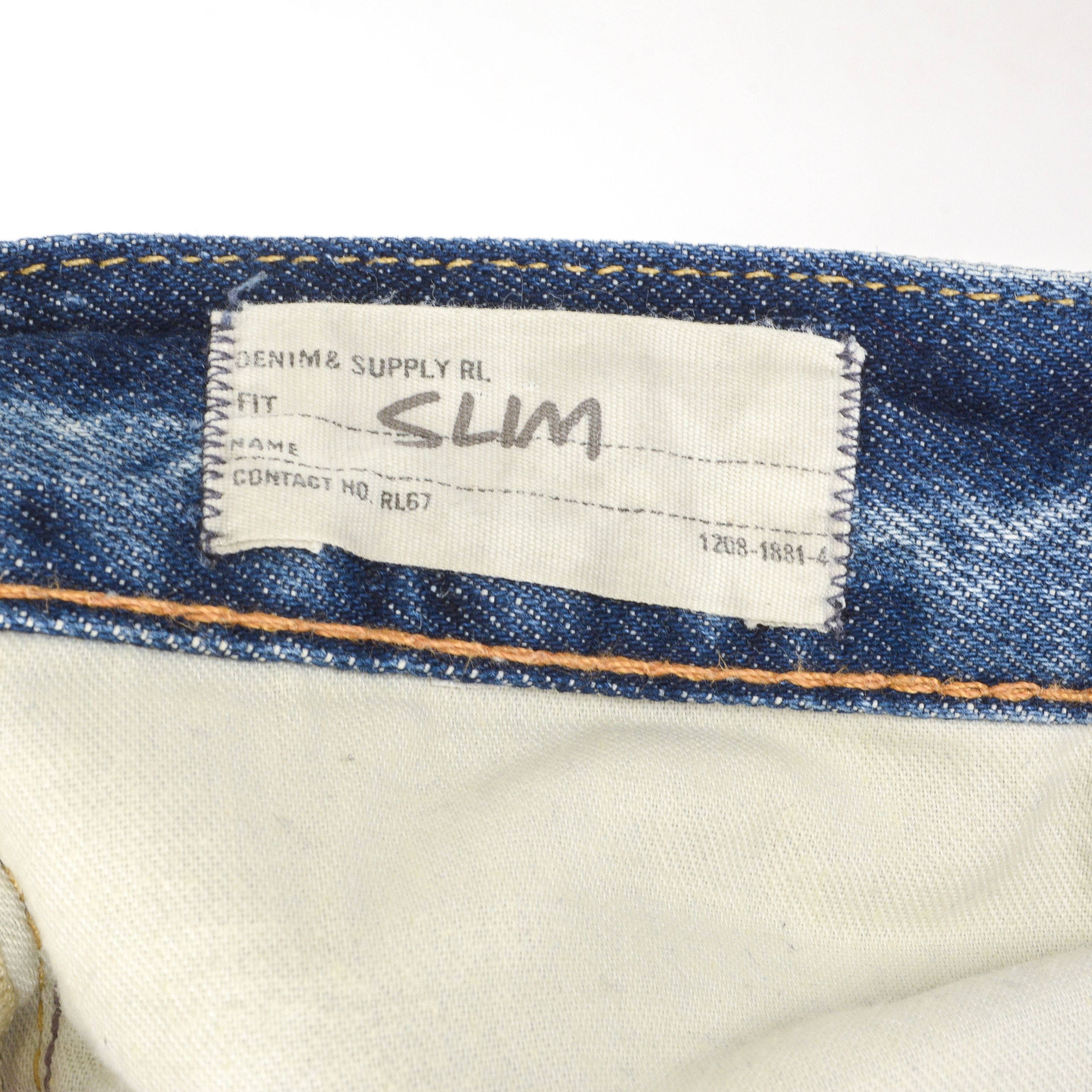 Polo Ralph Lauren DENIM SUPPLY RALPH LAUREN W30 L32 Slim Jeans Pants Trousers Size US 30 / EU 46 - 5 Thumbnail