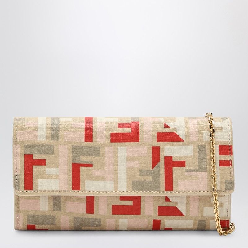 Fendi Fendi Pouch With Chain Multicoloured Ff Fabric Size ONE SIZE - 1 Thumbnail