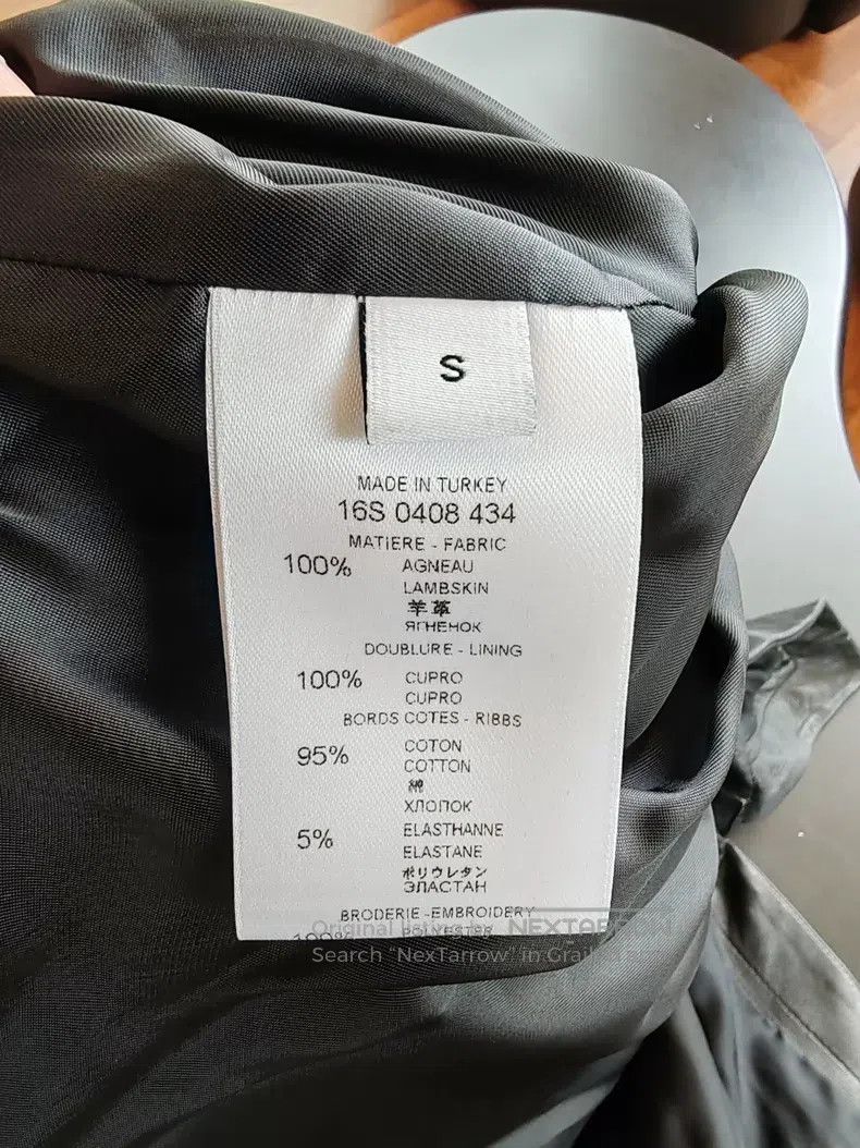 Givenchy Givenchy Grey Lamb Leather Short-Sleeve Shirt Size US S / EU 44-46 / 1 - 4 Thumbnail