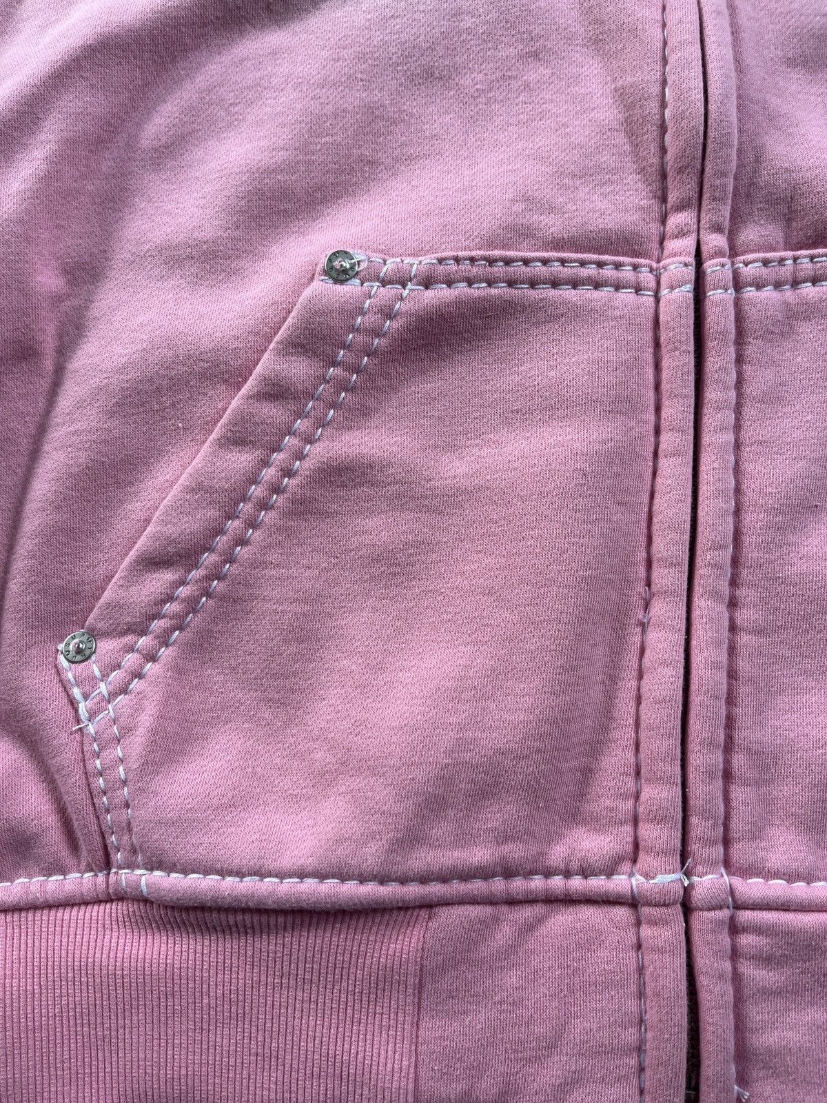 Supreme × True Religion Supreme x True Religion Zip Up Hoodie "Pink" (FW25) Size US M / EU 48-50 / 2 - 9 Thumbnail