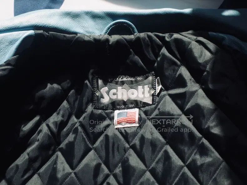 Schott Schott Leather coat Size US XXL / EU 58 / 5 - 3 Thumbnail