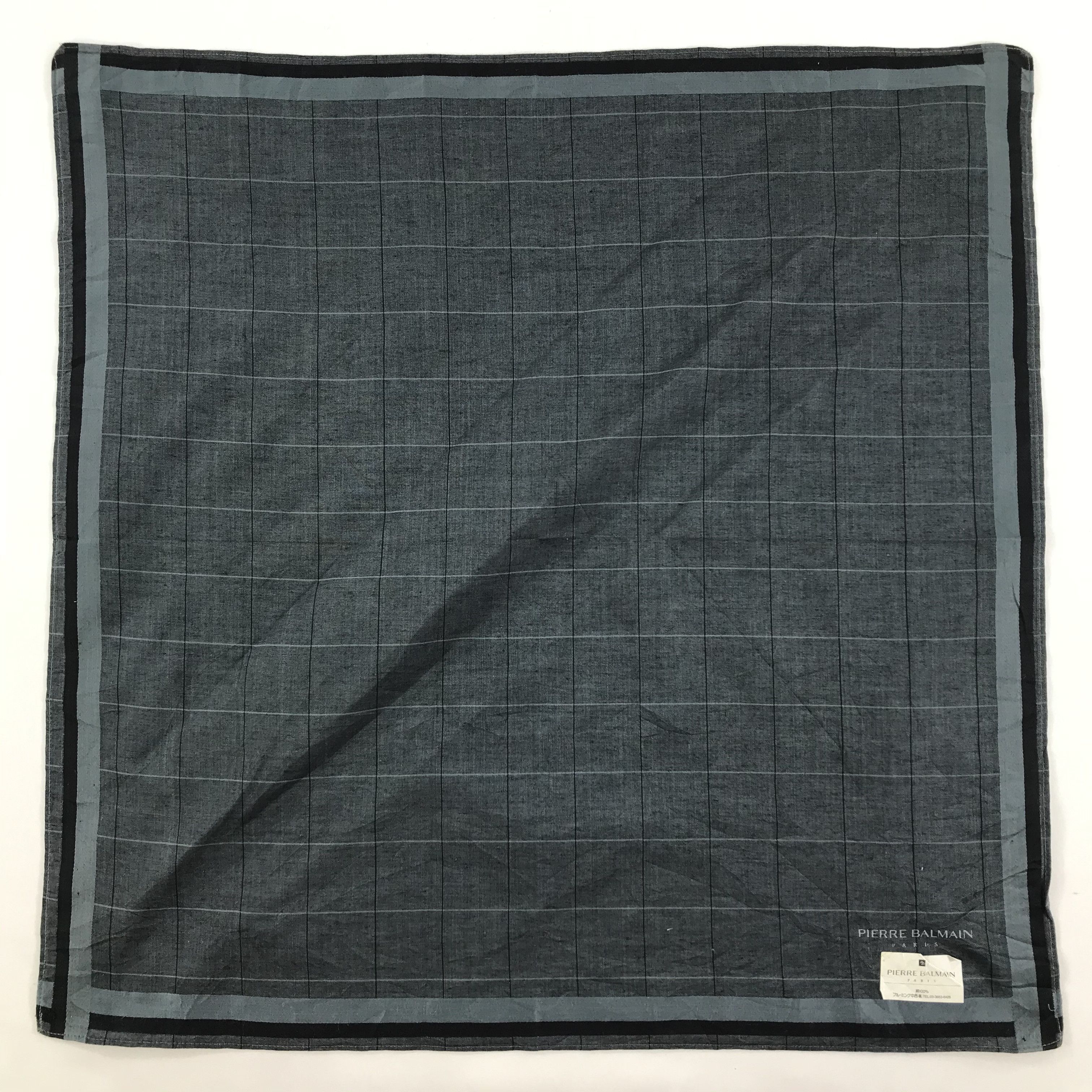 Pierre Balmain × Vintage Pierre Balmain Bandana / Handkerchief / Neckerchief - S1626 Size ONE SIZE - 1 Thumbnail