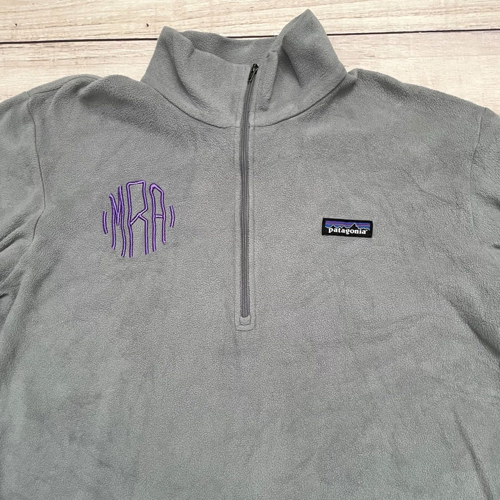 Patagonia Patagonia Synchilla Mens Small Pullover Gray Fleece 1/4 Zip Logo Jacket Size US S / EU 44-46 / 1 - 2 Thumbnail