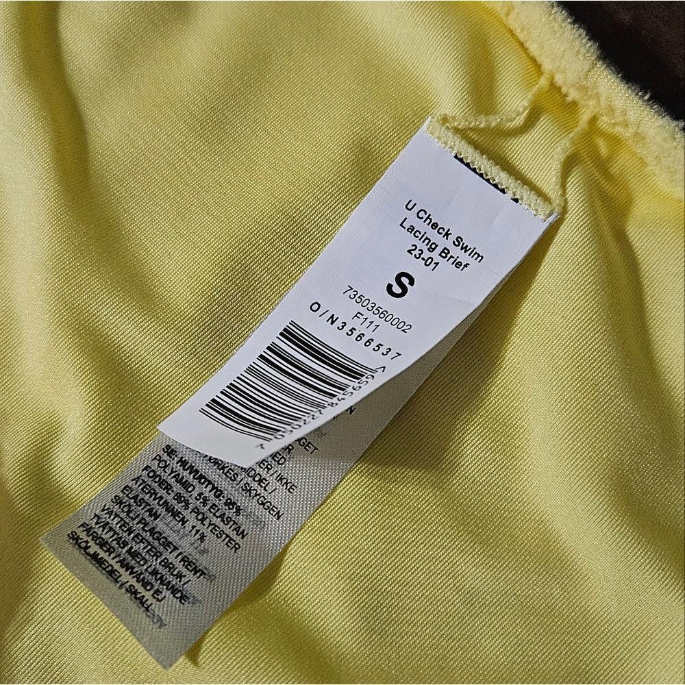 Designer Bright Yellow Women's Swim Bikini Bottoms #517 Size ONE SIZE - 7 Thumbnail