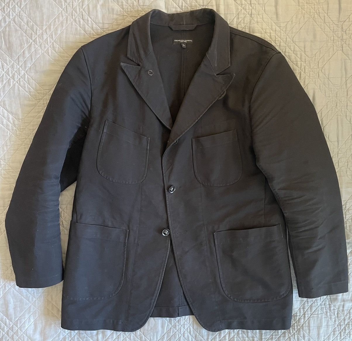 Cotton Canvas Bedford Jacket