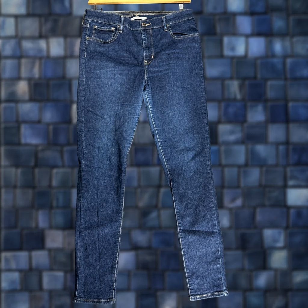 Levi's Levi's 720 Jeans Womens 32 High Rise Super Skinny Cotton Stretch Medium Wash Jeans Size 24" / US 00 / IT 34 - 1 Thumbnail