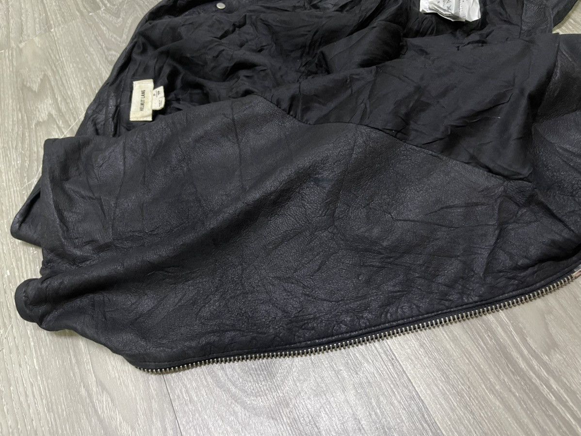 Helmut Lang Helmut Lang Draped Front Asymmetri-cal Lambskin Leather Size S / US 4 / IT 40 - 24 Thumbnail