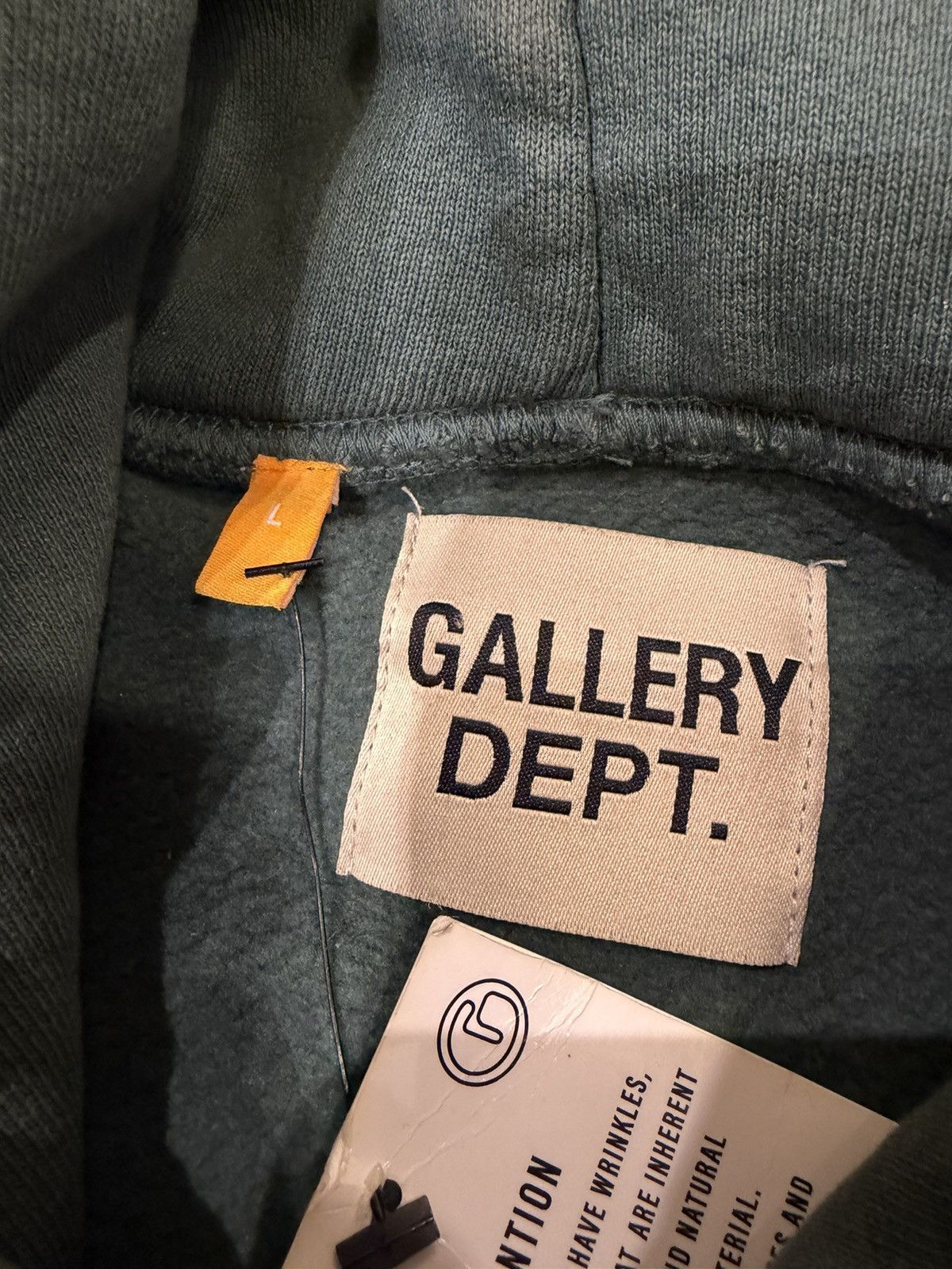 Gallery Dept. Gallery Dept. Paint Splatter Hoodie - Washed Green Size US L / EU 52-54 / 3 - 4 Thumbnail