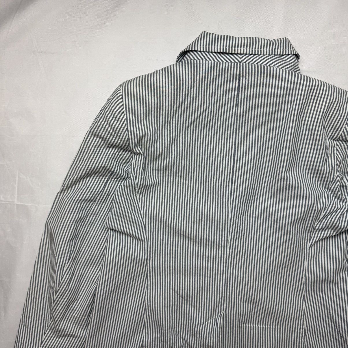 Weekend Max Mara Weekend Max Mara Striped Blazer Jacket Blue White Size 10 Size L / US 10 / IT 46 - 13 Thumbnail