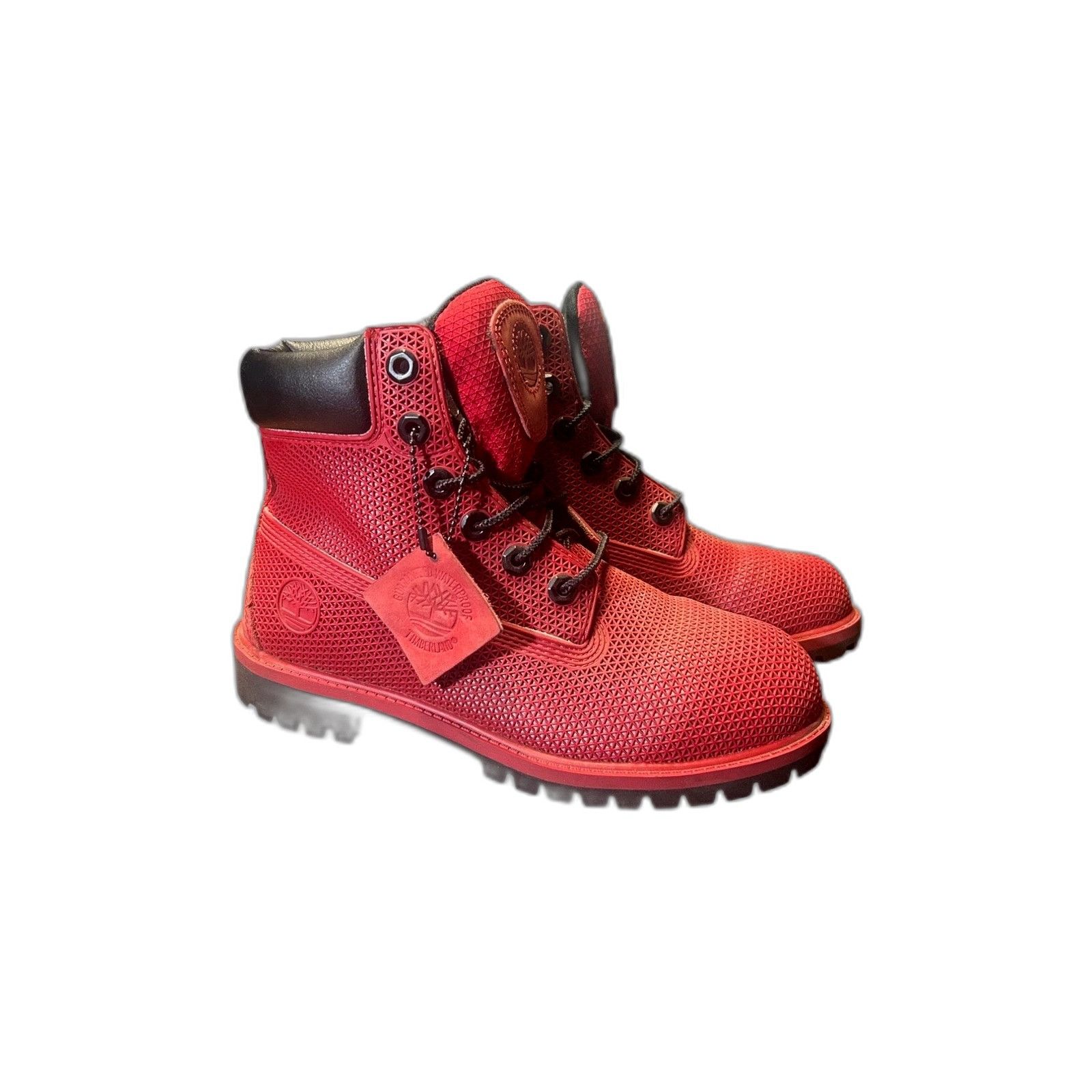 Timberland Timberland 6 Inch Premium Red Exo Web Grid Tech Boots Nubuck Size US XXS / EU 40 - 1 Thumbnail