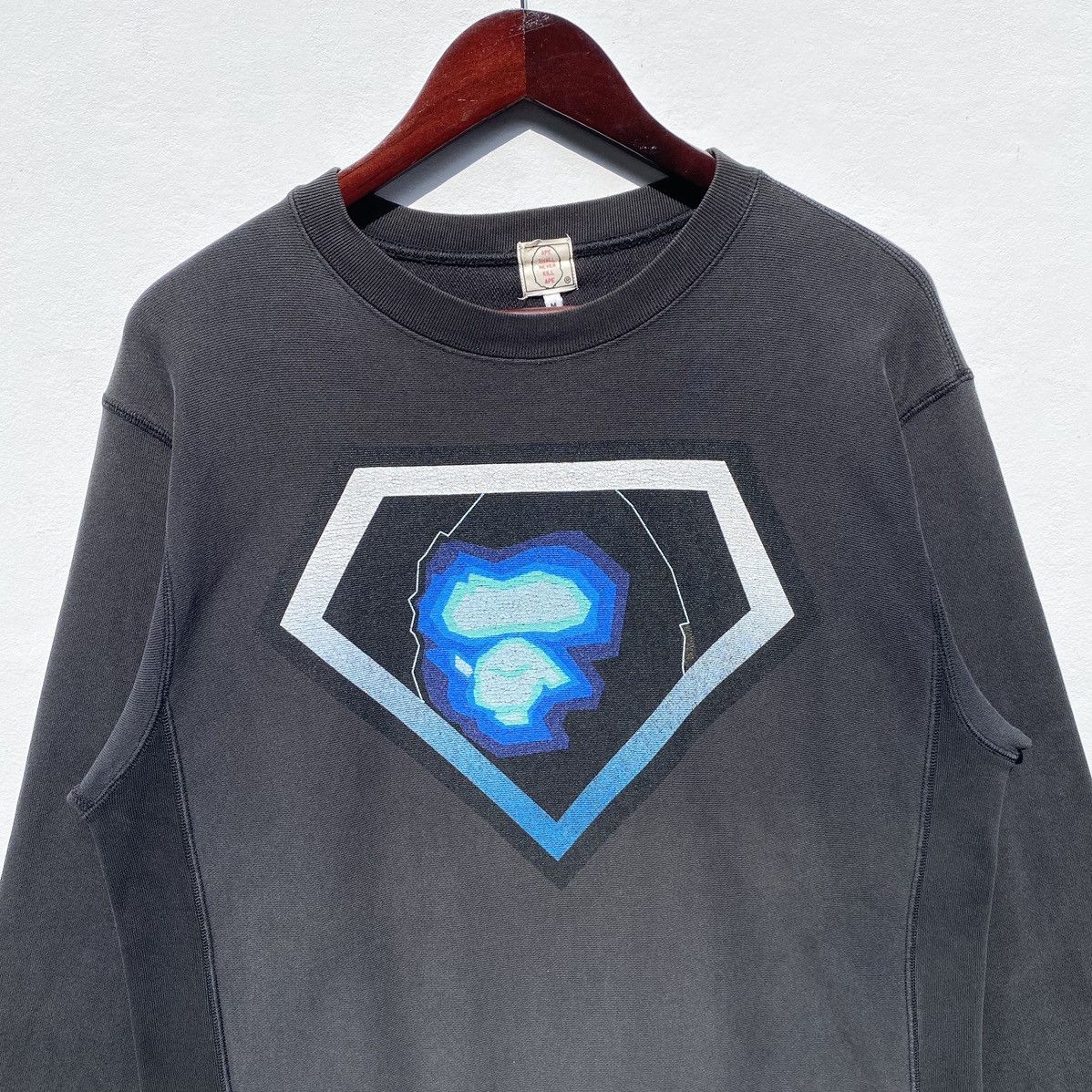Bape Vintage A Bathing Ape Superman Logo Sweatshirt Distressed Size US M / EU 48-50 / 2 - 7 Thumbnail