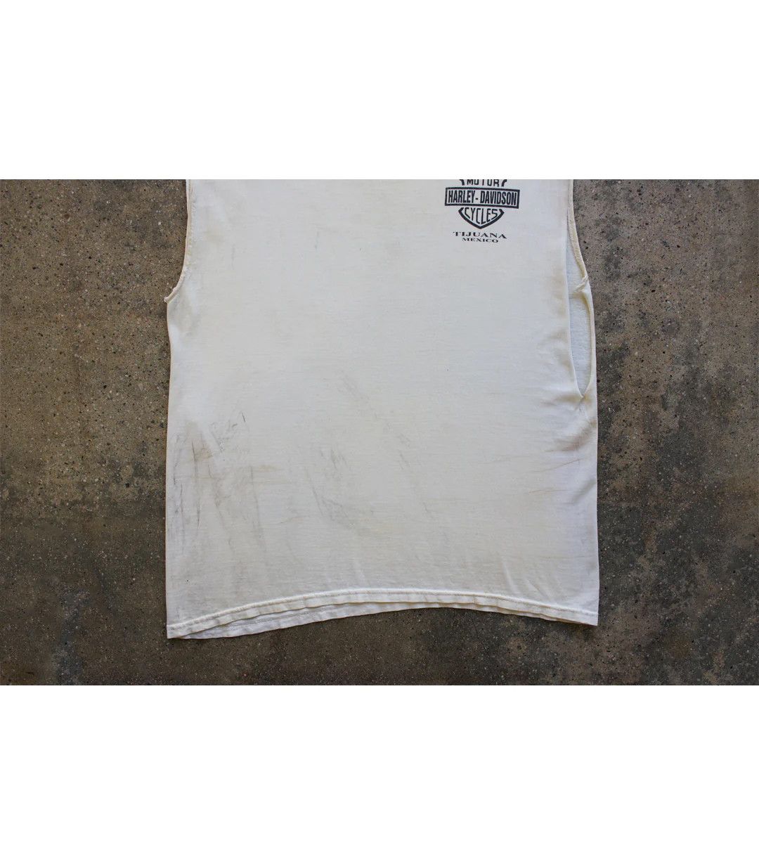 Vintage 90's Vintage Harley Davidson - Tijuana Sleeveless T-Shirt Size US XL / EU 56 / 4 - 5 Thumbnail