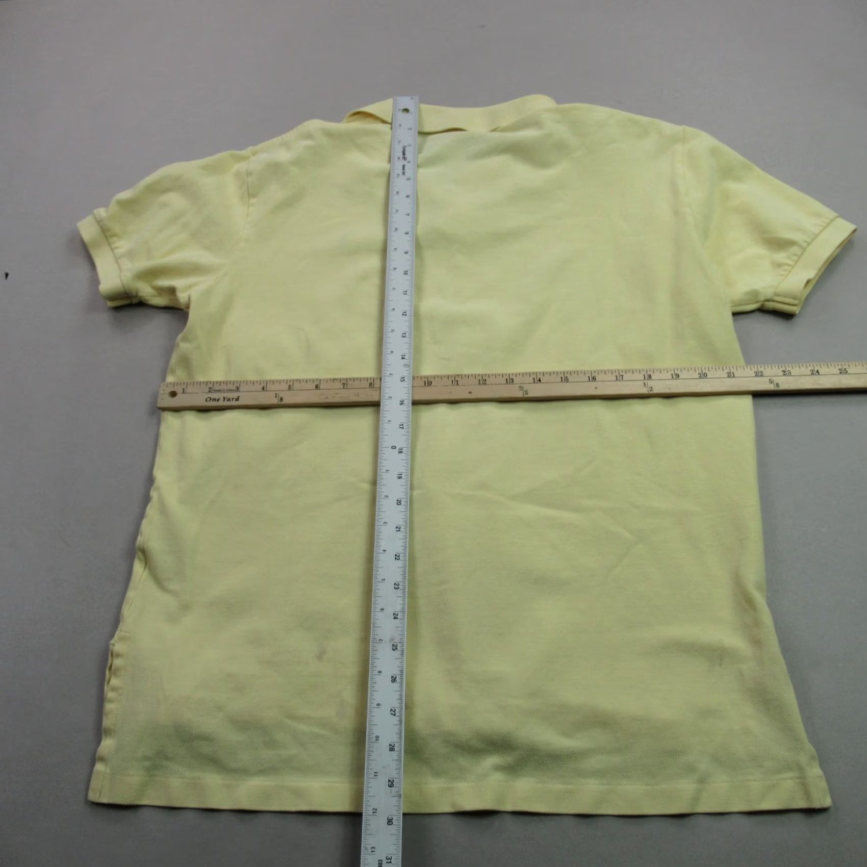 Polo Ralph Lauren Polo Ralph Lauren Shirt Polo Mens Large Short Sleeve Golf Yellow Casual Size US L / EU 52-54 / 3 - 7 Thumbnail