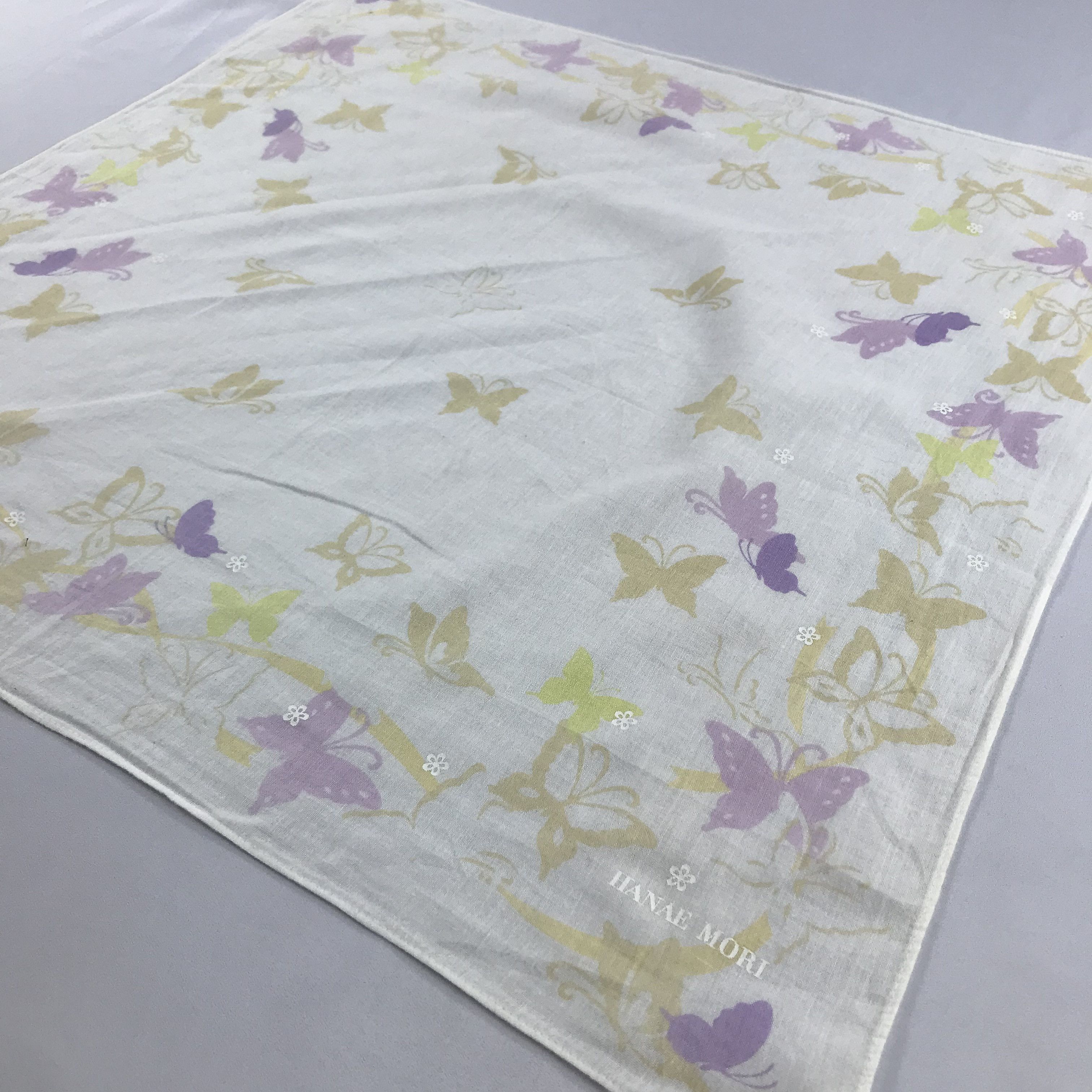 Hanae Mori × Vintage Hanae Mori Bandana / Handkerchief / Neckerchief - S2200 Size ONE SIZE - 3 Thumbnail