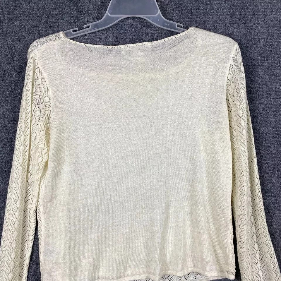 Other Nine & Company Sweater Women's Large Pullover Ramie Blend Size L / US 10 / IT 46 - 8 Thumbnail