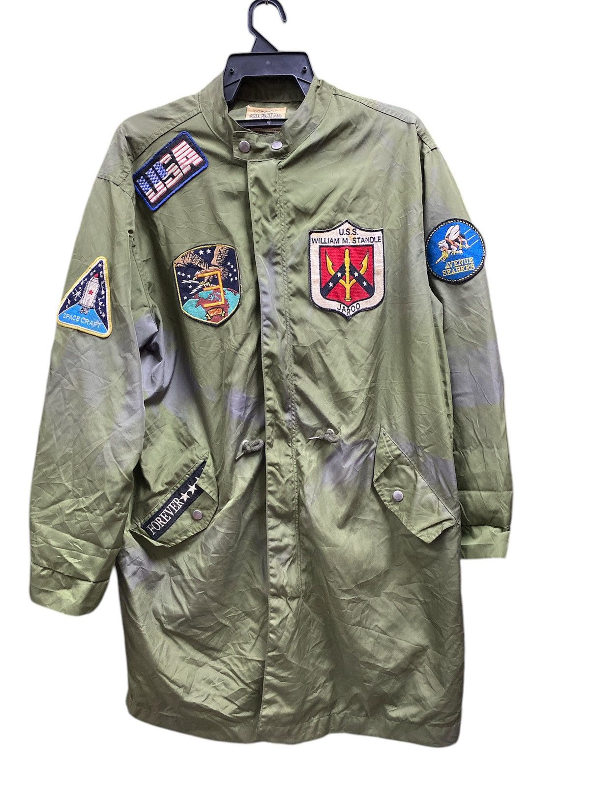 MILITARY STYLE PARKA PATCHES DESIGN