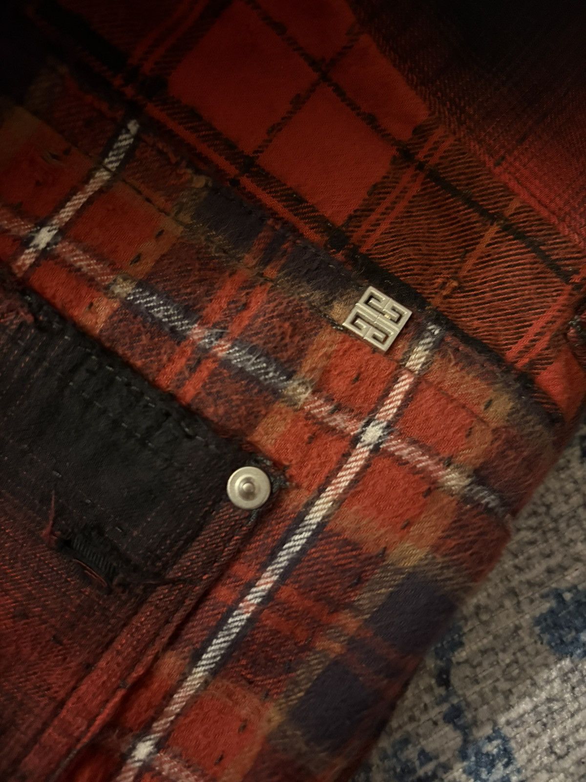 Givenchy Matthew Williams Givenchy Flannel Boro Pants Size US 30 / EU 46 - 5 Thumbnail