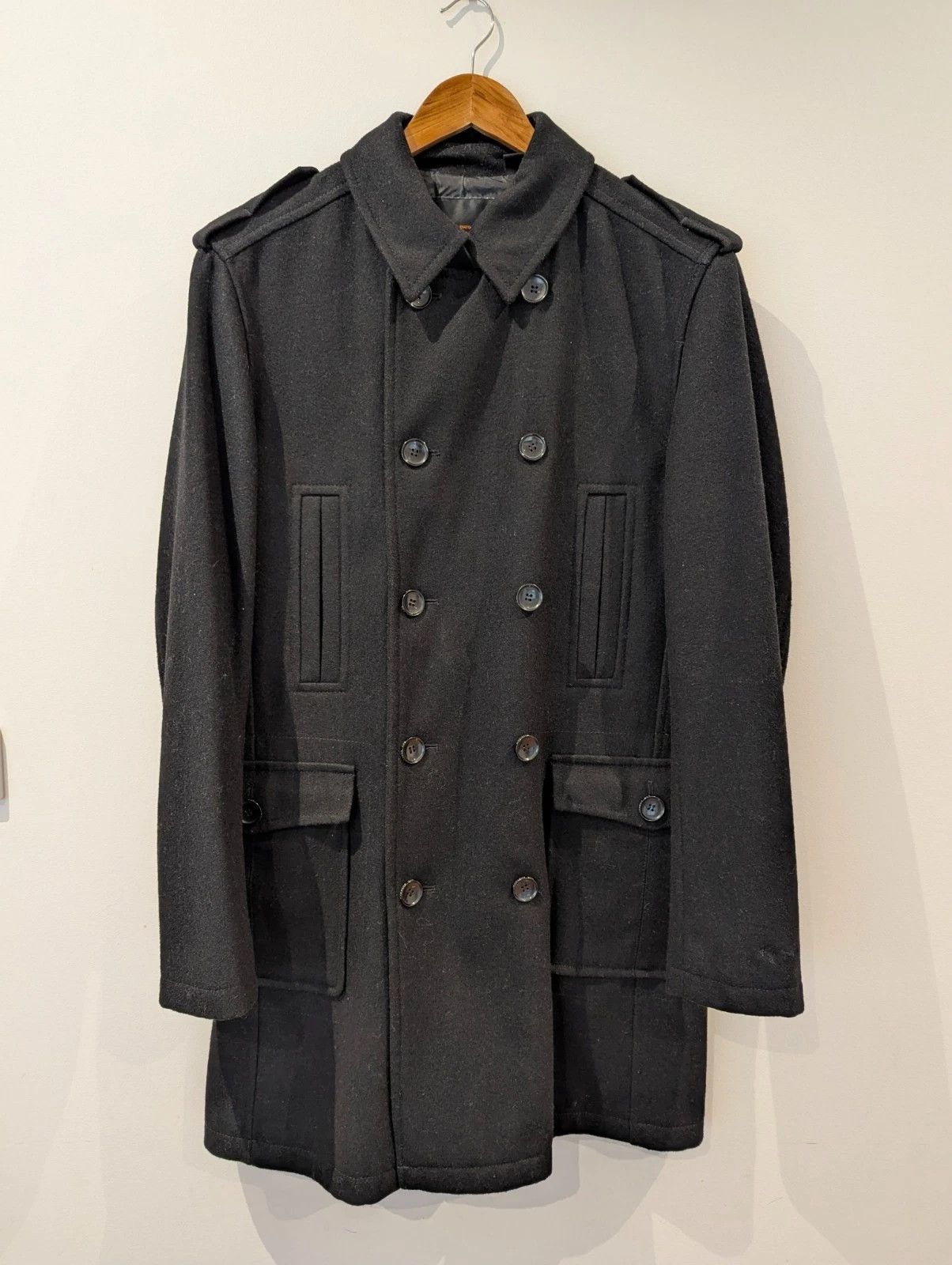Ben Sherman BEN SHERMAN BLACK DRESS COAT - PARKA - WINTER DRESS Size US S / EU 44-46 / 1 - 1 Thumbnail