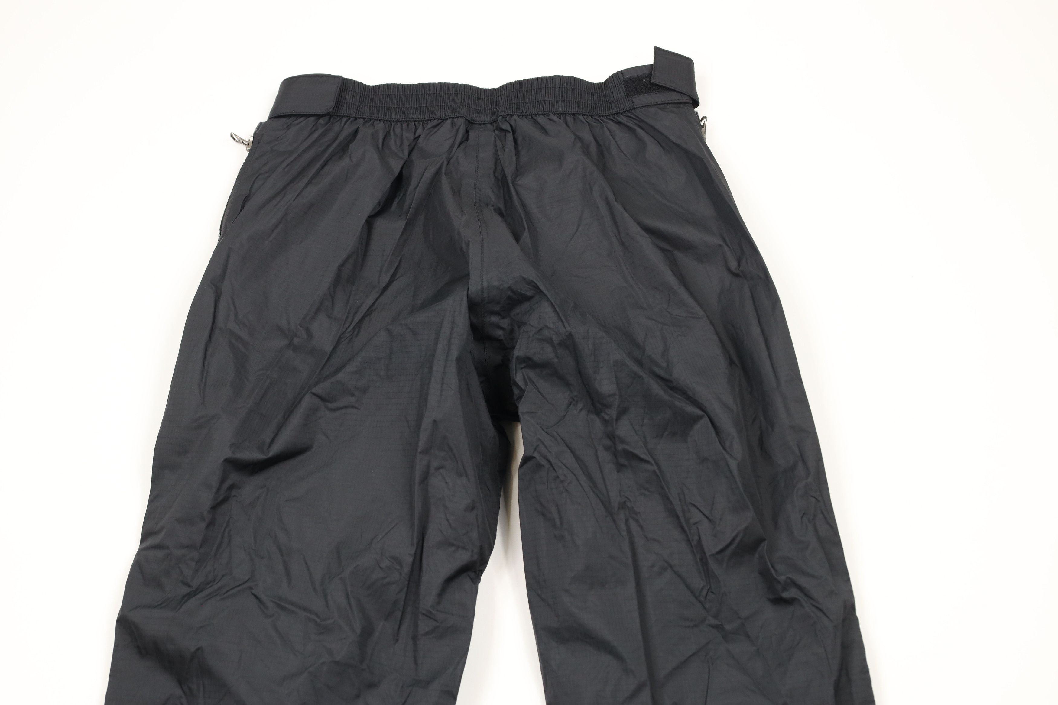 Marmot × Vintage Marmot Ripstop Waterproof Hiking Outdoor Rain Pants Black Size 28" / US 6 / IT 42 - 12 Thumbnail