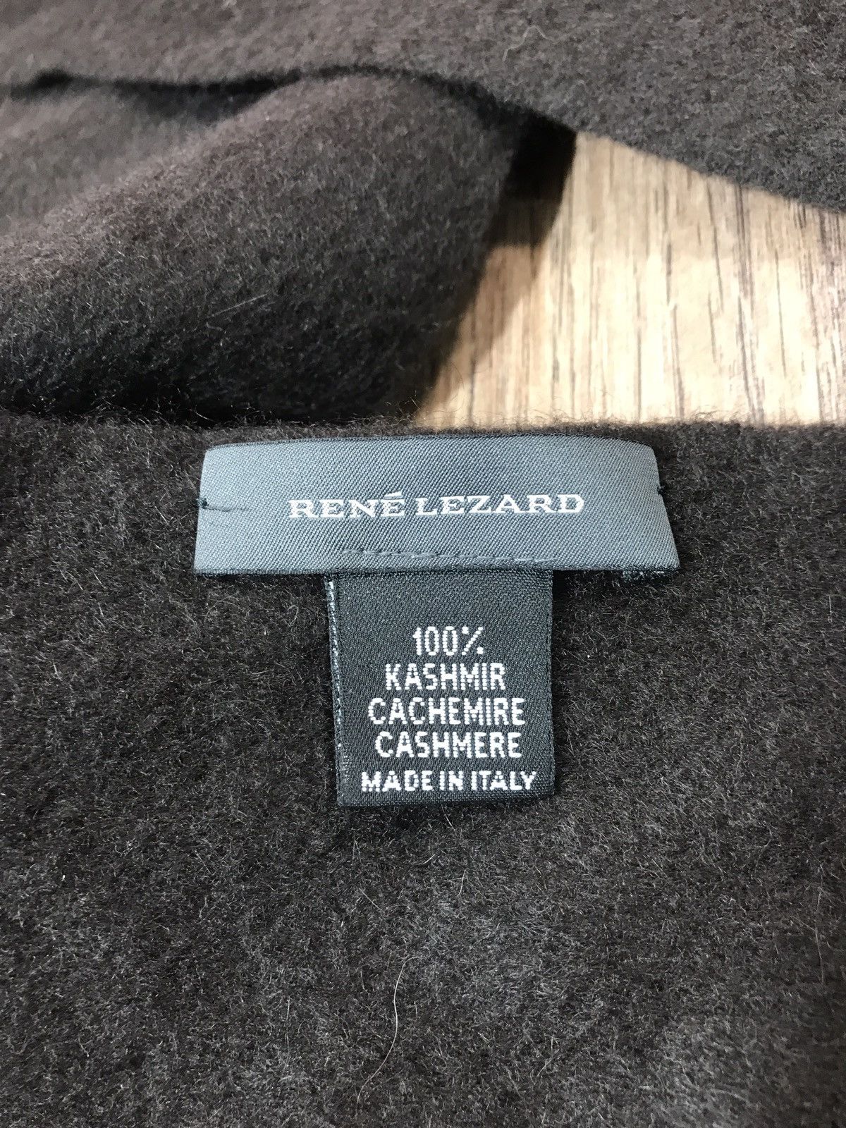 Vintage Rene Lezard Cashmere Scarf Size ONE SIZE - 5 Thumbnail