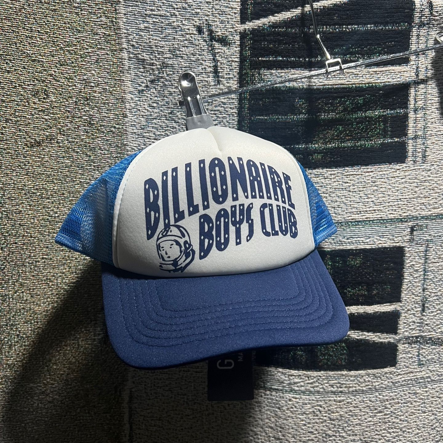 Billionaire Boys Club Billionaire Boys Club Blue Arch Logo Trucker Cap Size ONE SIZE - 1 Thumbnail