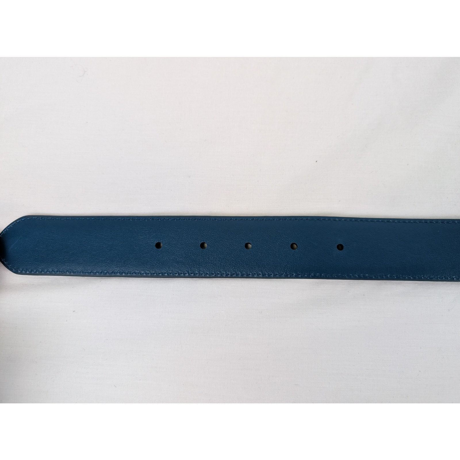 Loro Piana o1rshd1 Size: 80 / Men's 100% Suede Calf Split Belt in Green Size 32 - 9 Thumbnail