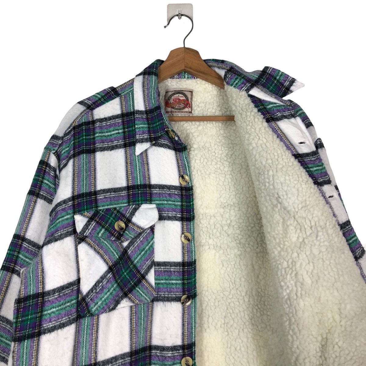 Japanese Brand 🔥Vintage Flannel Shirt Jacket Gresham Japan Tartan Checked Size US L / EU 52-54 / 3 - 12 Thumbnail