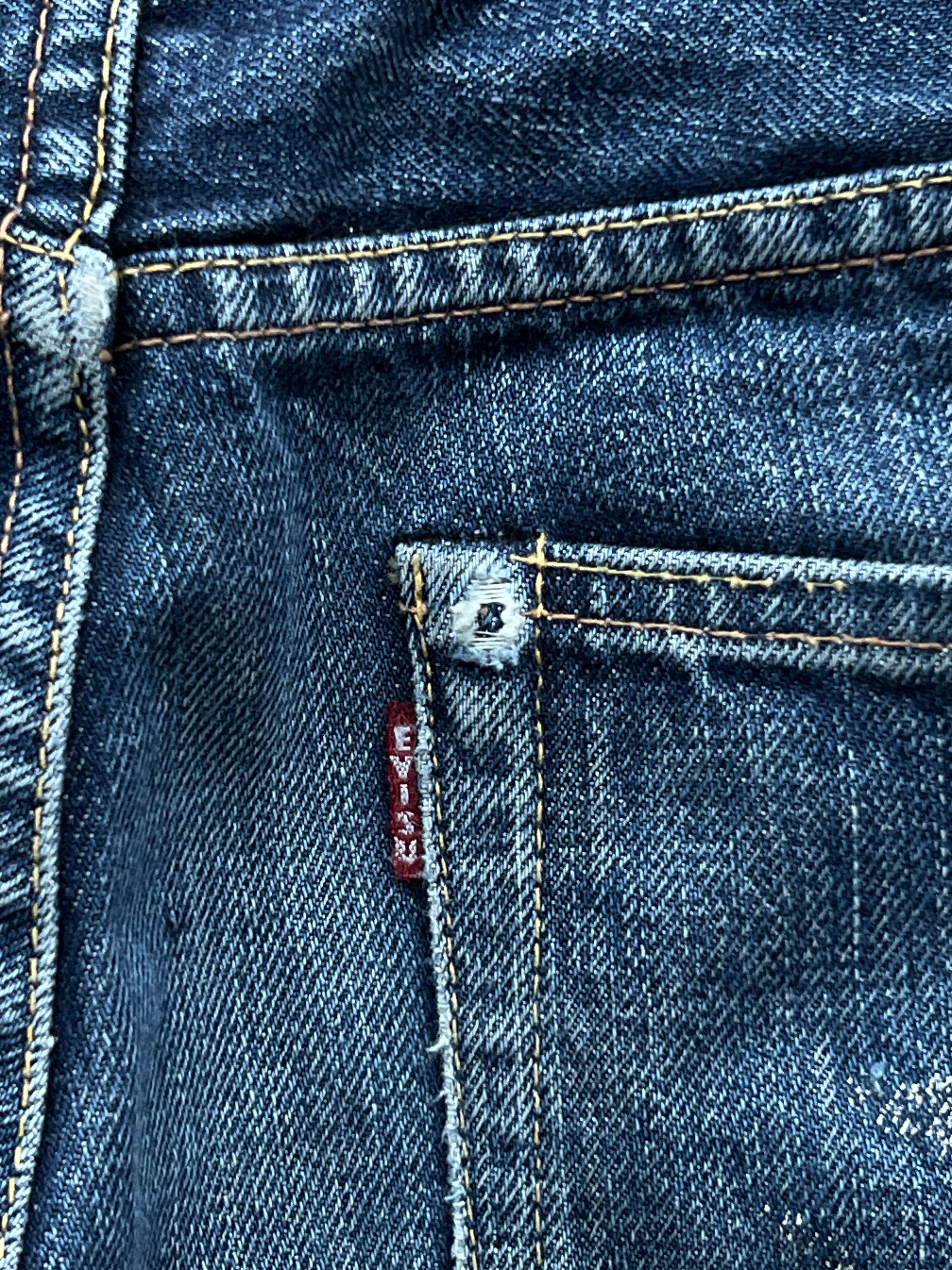 Evisu Rare Evisu selvage vintage lot 2001 faded denim archive y2k Size US 30 / EU 46 - 19 Thumbnail