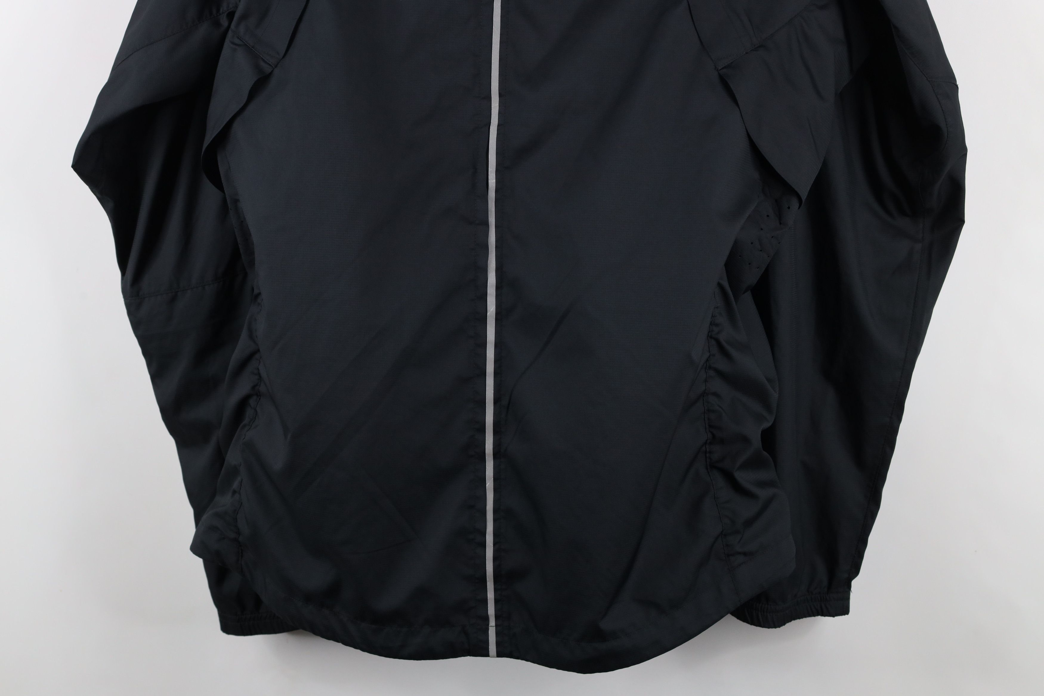 Nike × Vintage Vintage Nike Travis Scott Mini Swoosh Vented Jacket Black Size US L / EU 52-54 / 3 - 15 Thumbnail