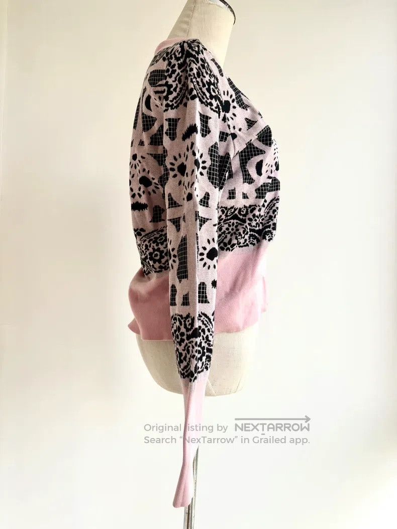 Vivienne Westwood Vivienne Westwood Vintage black and pink skull Saturn knit Size L / US 10 / IT 46 - 4 Thumbnail