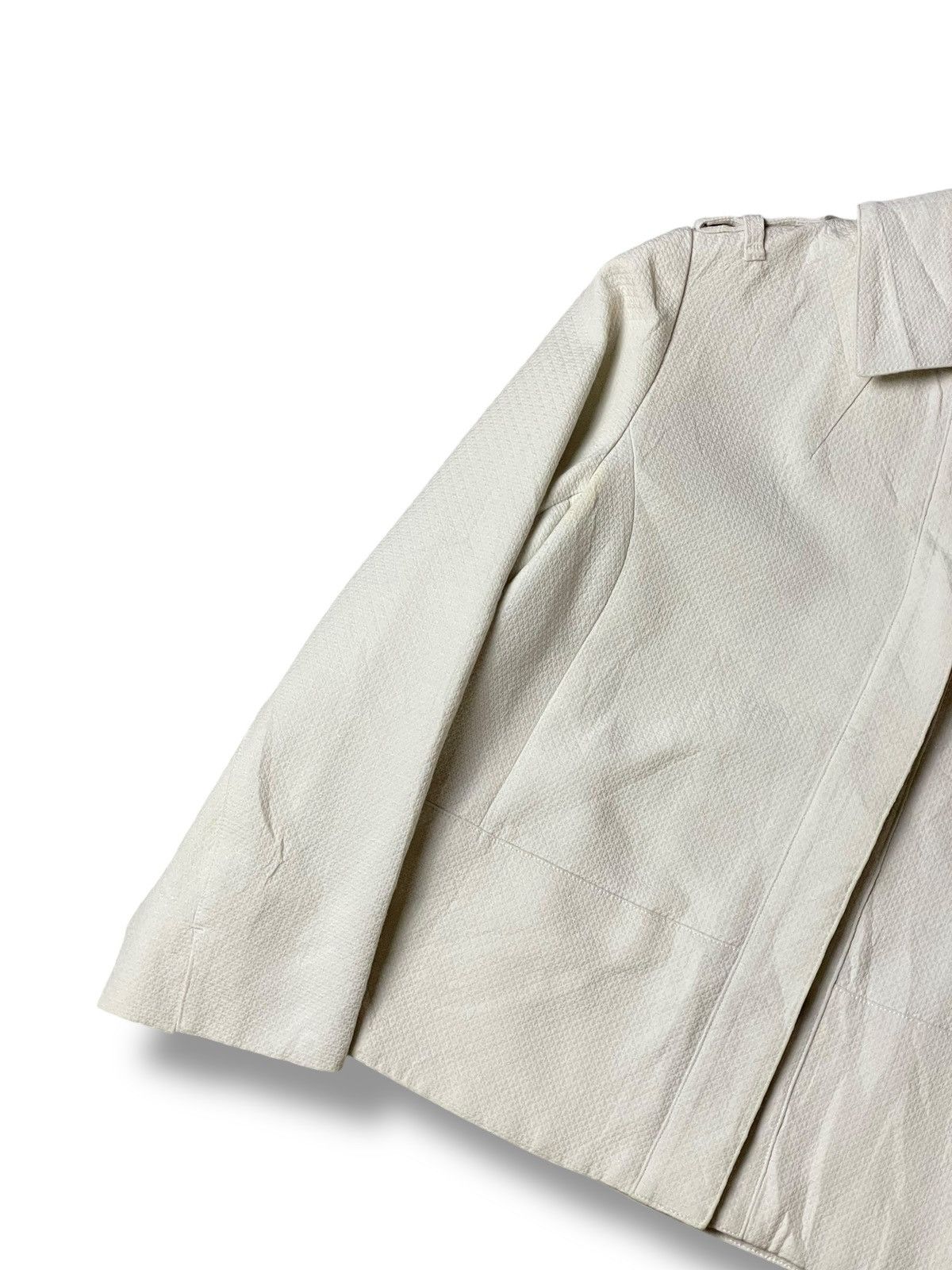 Burberry × Designer × Vintage Burberry London Cotton Crop Outerwear Coat (103) Size XS / US 0-2 / IT 36-38 - 4 Thumbnail