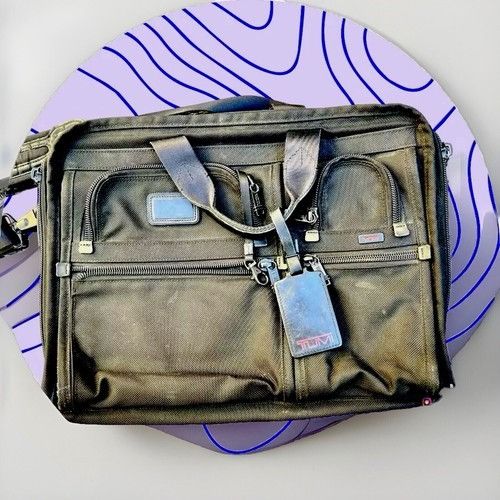 Tumi TUMI Business Bag Black Leather/Nylon Sawyer Briefcase With Size ONE SIZE - 1 Thumbnail