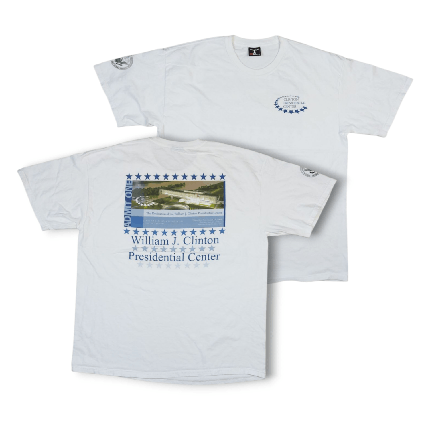 President's × Vintage Vintage Y2K William J Clinton 2004 Presidential Center TEE Size US XL / EU 56 / 4 - 1 Thumbnail