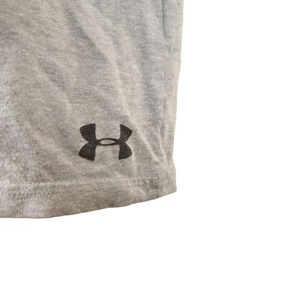 Under Armour Under Armour Project Rock T Shirt Mens Small Gray Progress Through Pain Shirt Mens Small GrayUASupervised? Size US S / EU 44-46 / 1 - 6 Thumbnail
