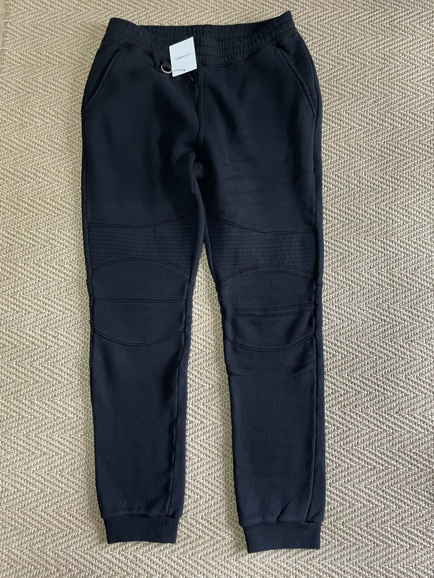Sophnet. SOPHNET. Embossed Skinny Biker Sweatpant M W30-W32 NWT Size US 32 / EU 48 - 1 Thumbnail