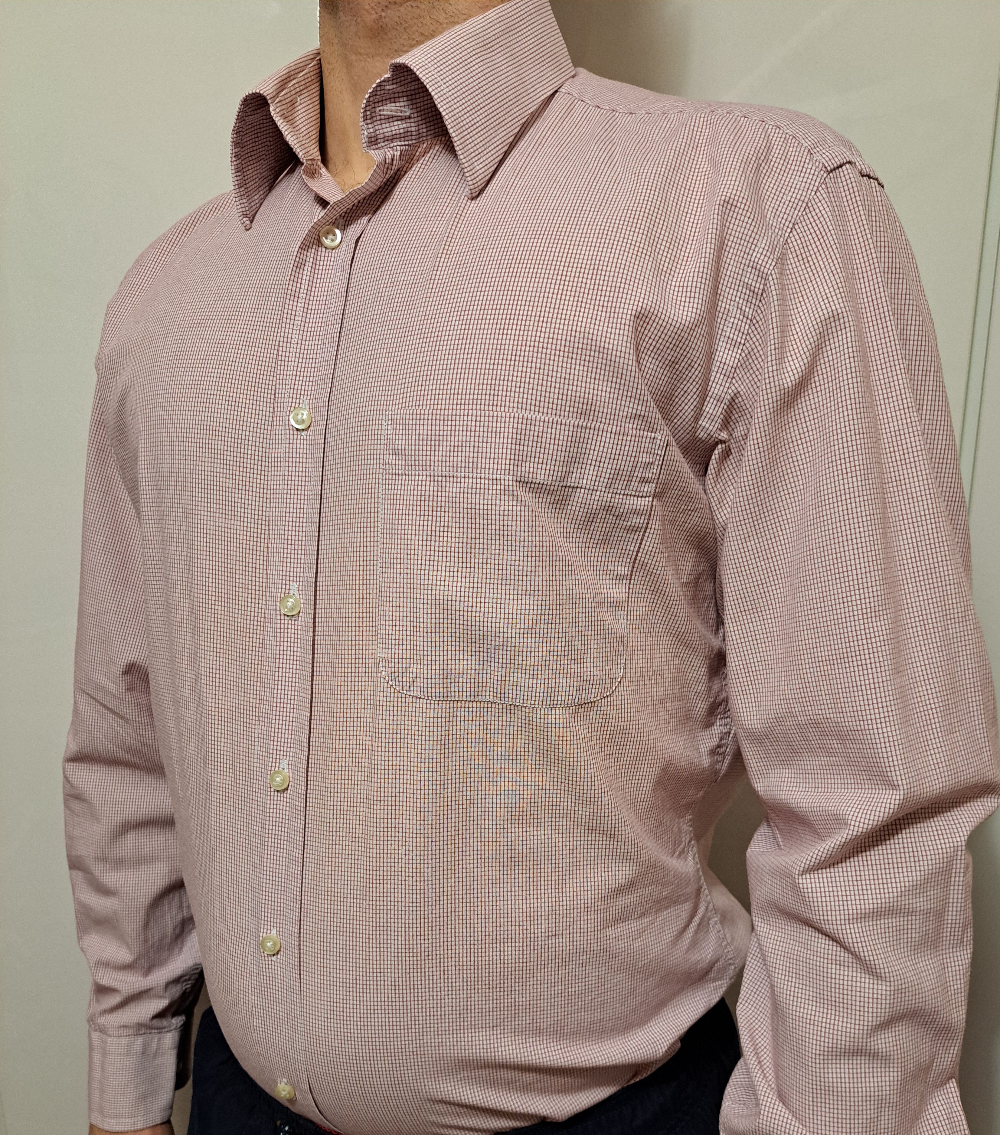 Valentino Valentino Roma checked formal shirt 16 1/2, 42cm Size US L / EU 52-54 / 3 - 6 Thumbnail