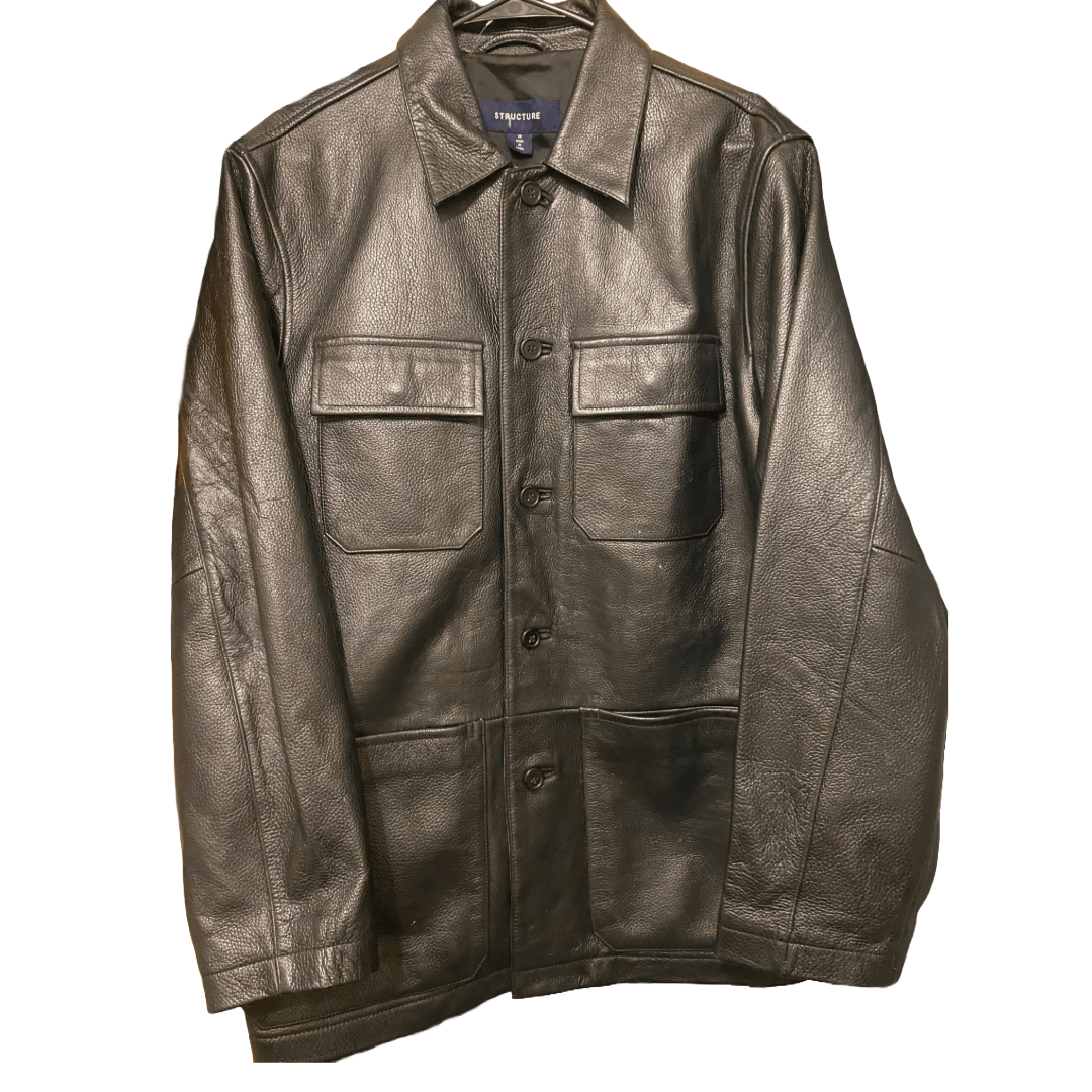 Levi's Boxy Leather Coat - Vintage Size US M / EU 48-50 / 2 - 3 Thumbnail