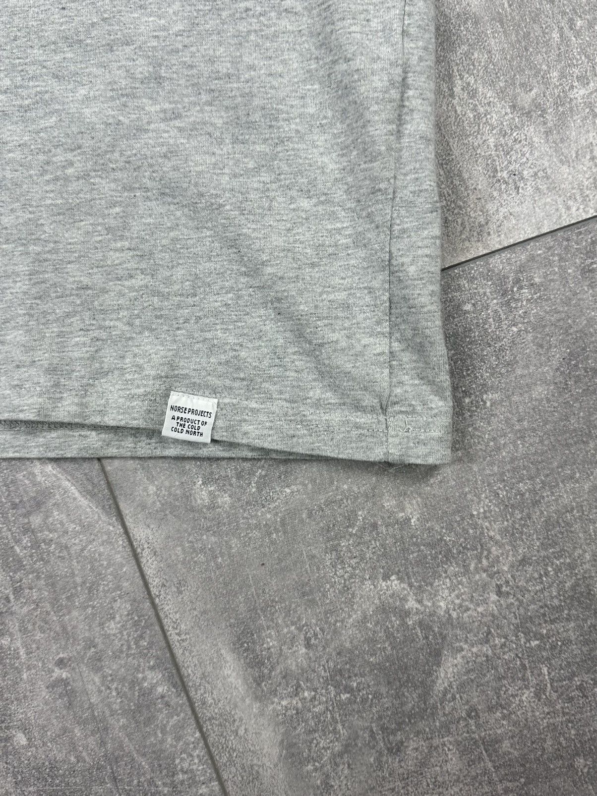 Norse Projects Norse Projects Centr Logo Silver Mens T-Shirt Size US M / EU 48-50 / 2 - 5 Thumbnail