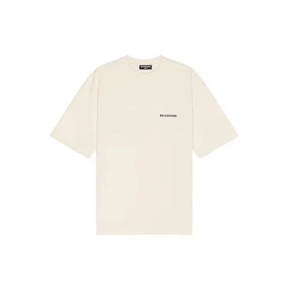 Balenciaga Balenciaga Printed logo short sleeves with khaki back. Size US M / EU 48-50 / 2 - 7 Thumbnail