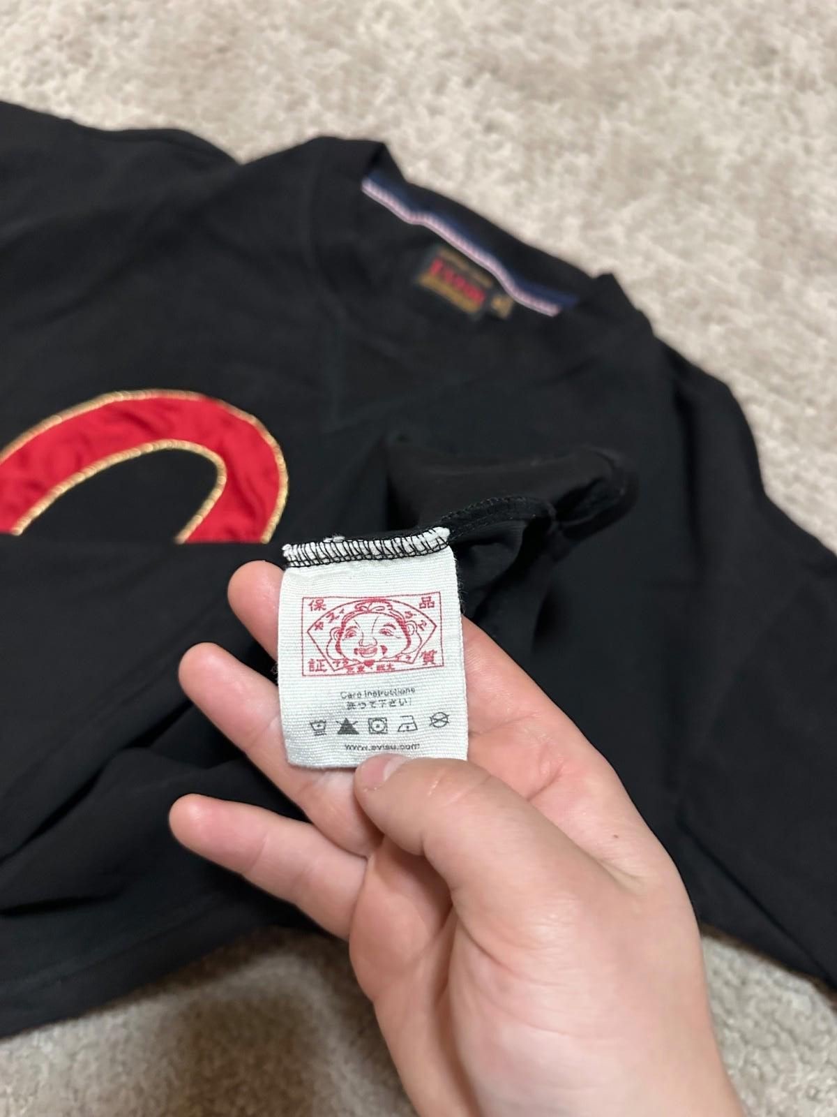 Evisu Womens Evisu Black Cotton T-Shirt Sz M Size M / US 6-8 / IT 42-44 - 5 Thumbnail