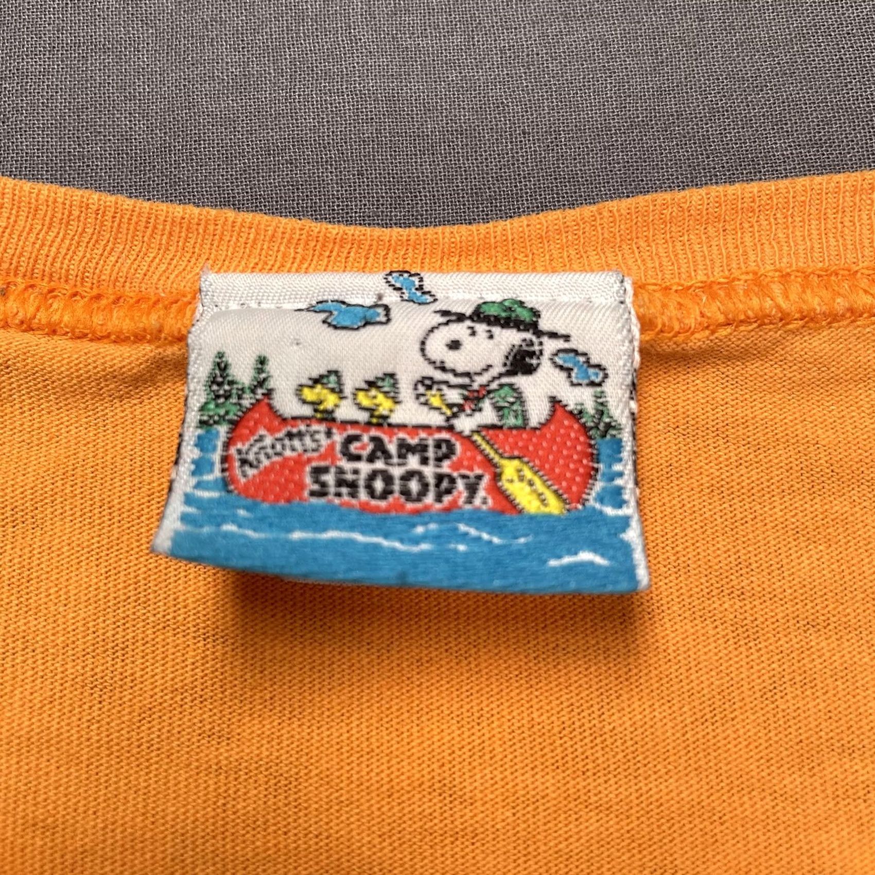 Vintage VINTAGE Knott's Camp Snoopy Shirt Mens L Orange California Beach Snoopy Graphic 90s Size US L / EU 52-54 / 3 - 3 Thumbnail