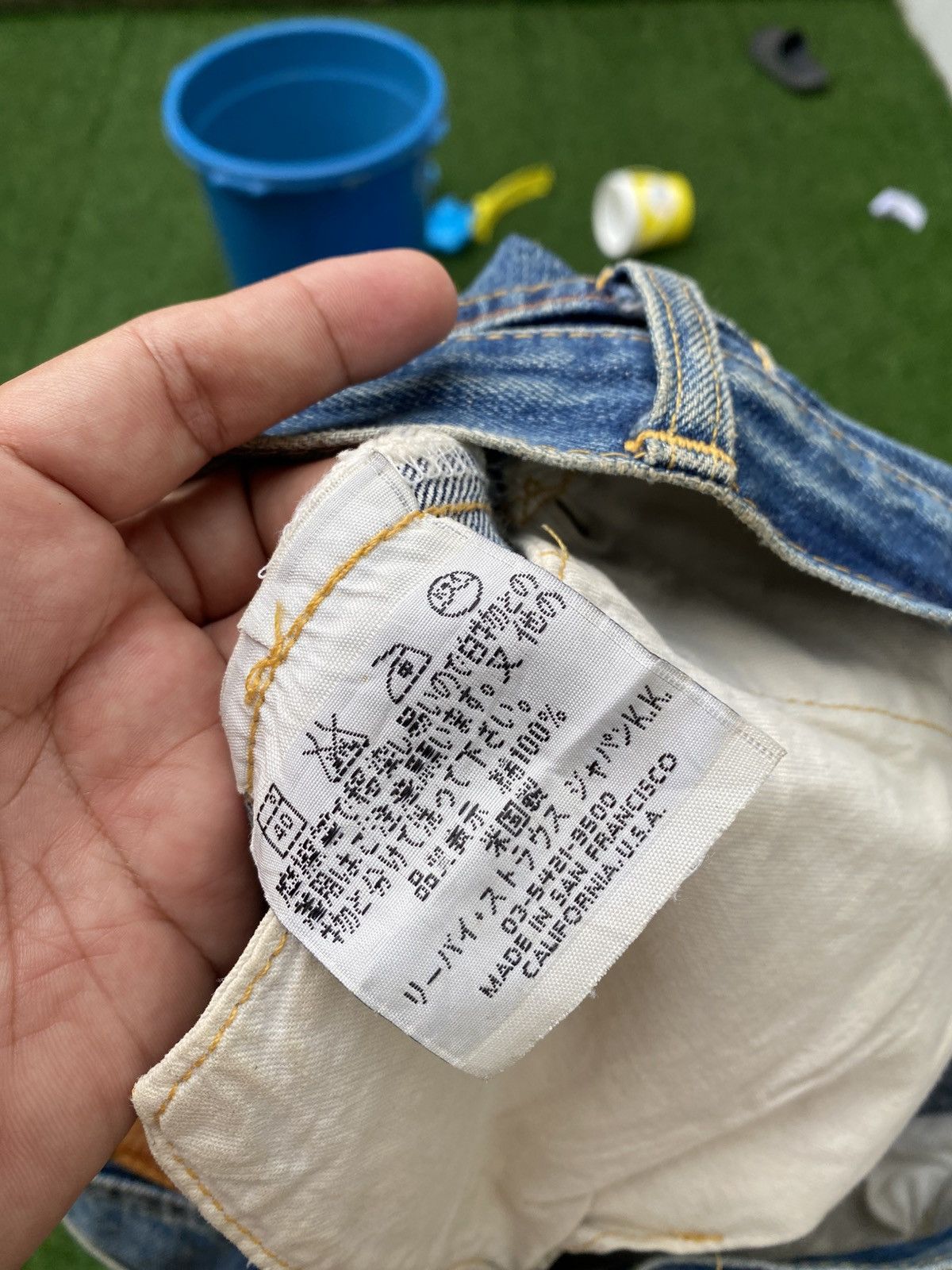 Levi's Vintage Clothing W33x31 Vintage levi's S501xx redline repaired big E usa Size US 33 - 10 Thumbnail