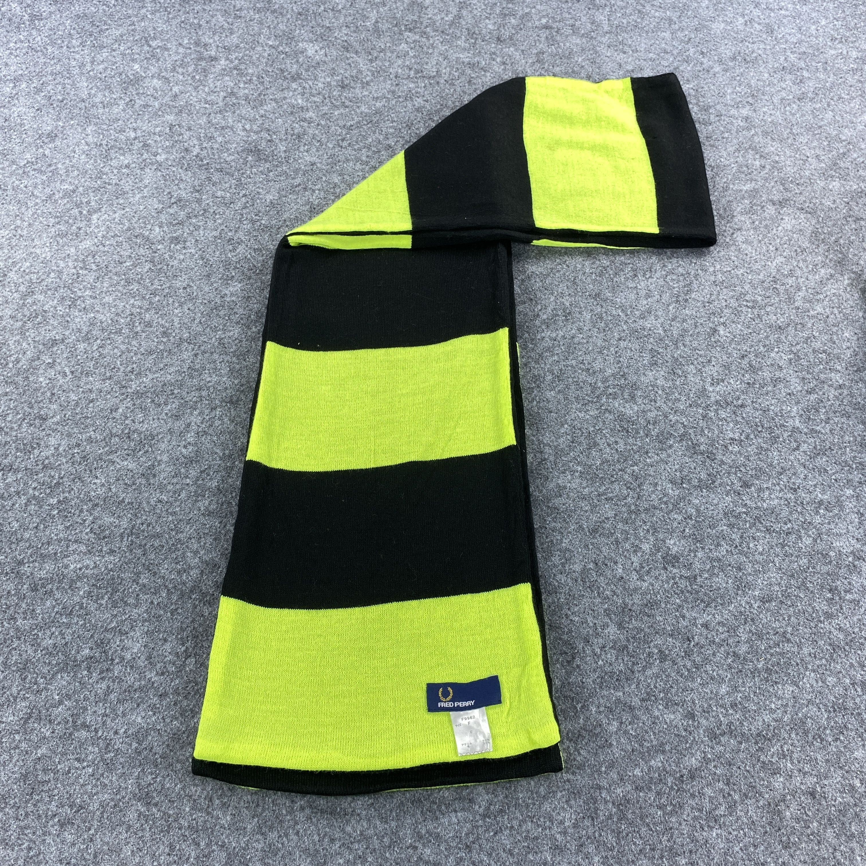 Fred Perry × Vintage Fred Perry Scarf # Muffler # Neckwear # D632 Size ONE SIZE - 7 Thumbnail