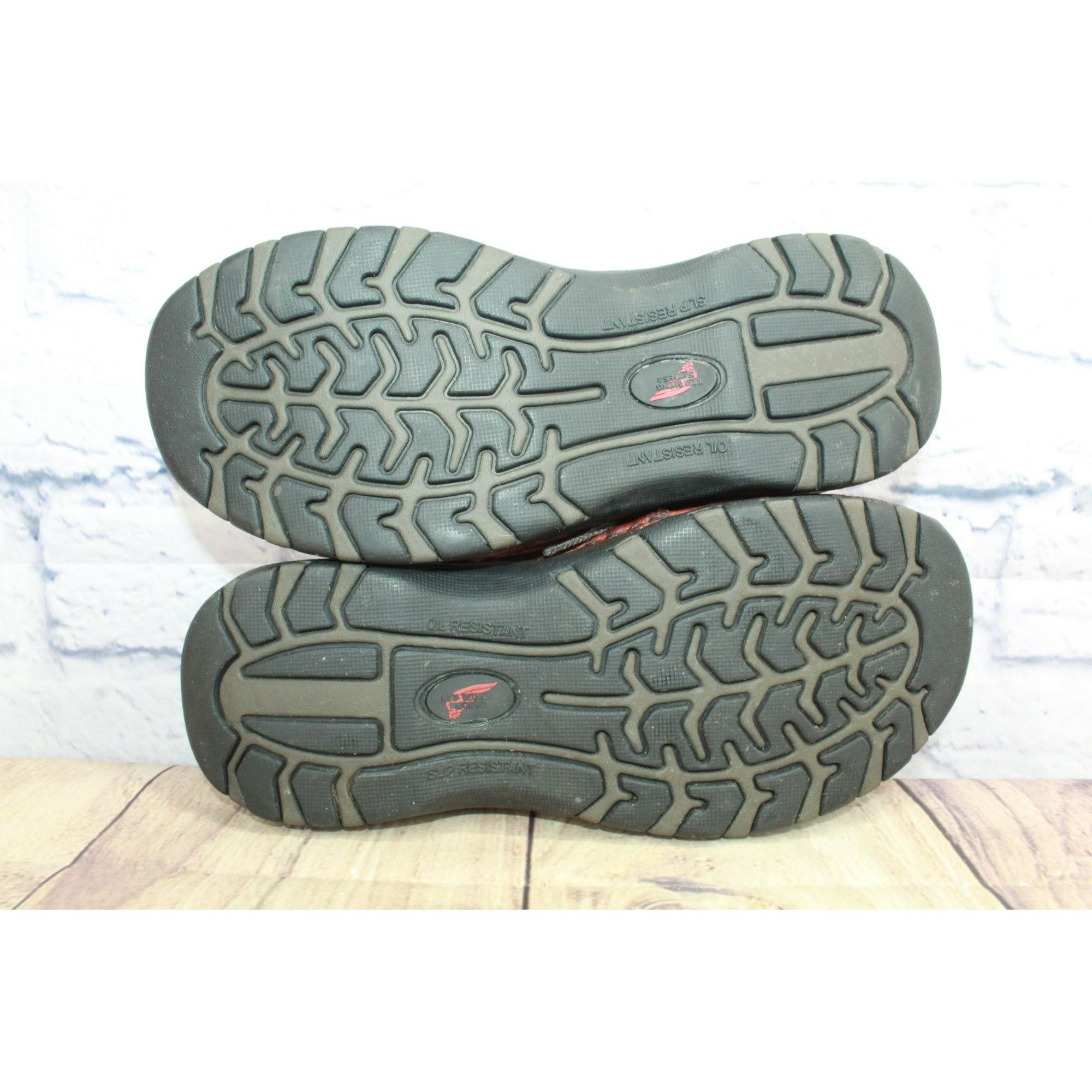 Leather × Red Wing Red Wing Women's Slip Resistant Steel Toe Oxford Shoes Size US 6.5 / IT 36.5 - 10 Thumbnail