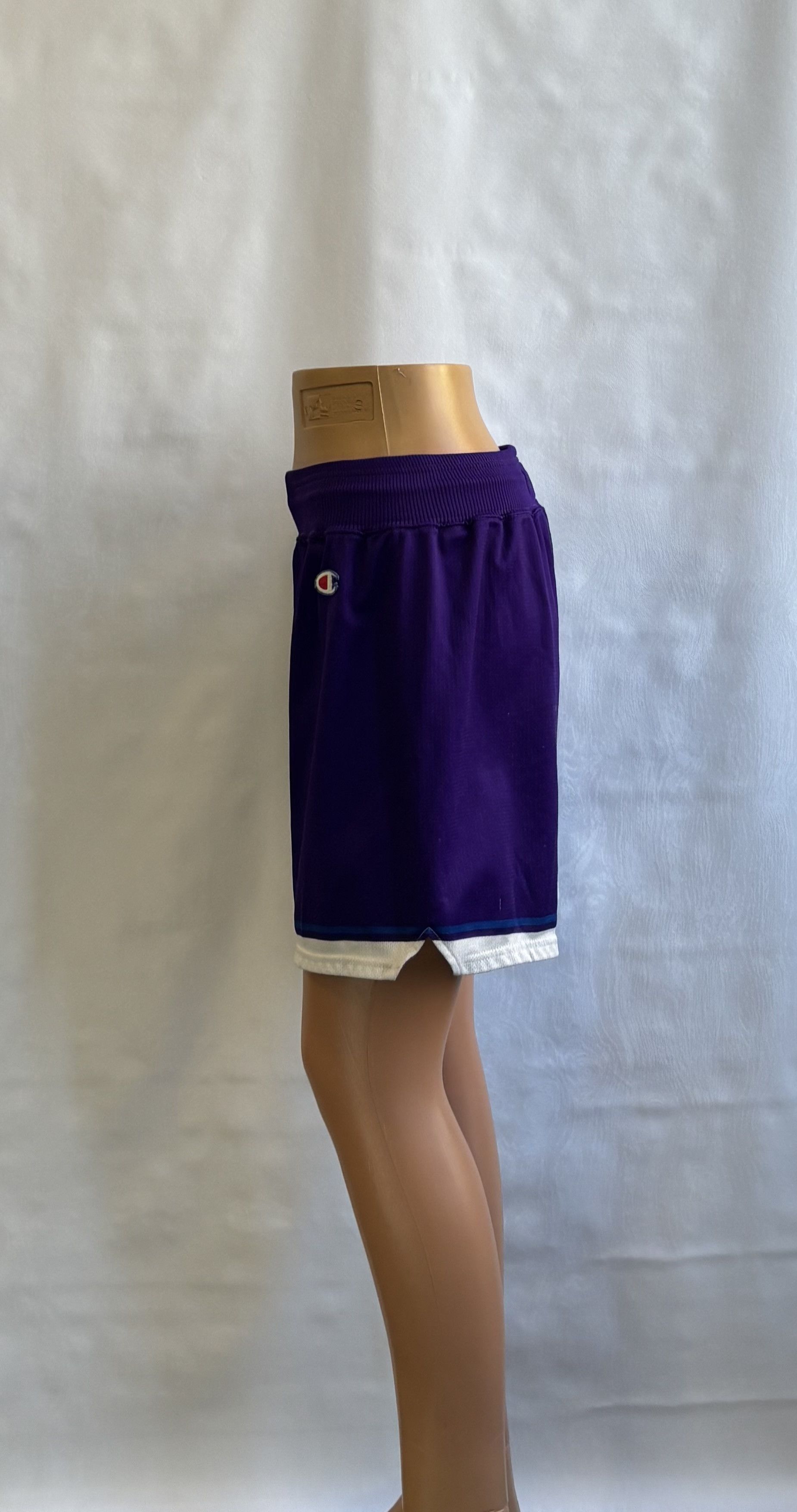 Champion Charlotte Hornets 90s Champion NBA Vintage Basketball Shorts Size US 35 - 3 Thumbnail
