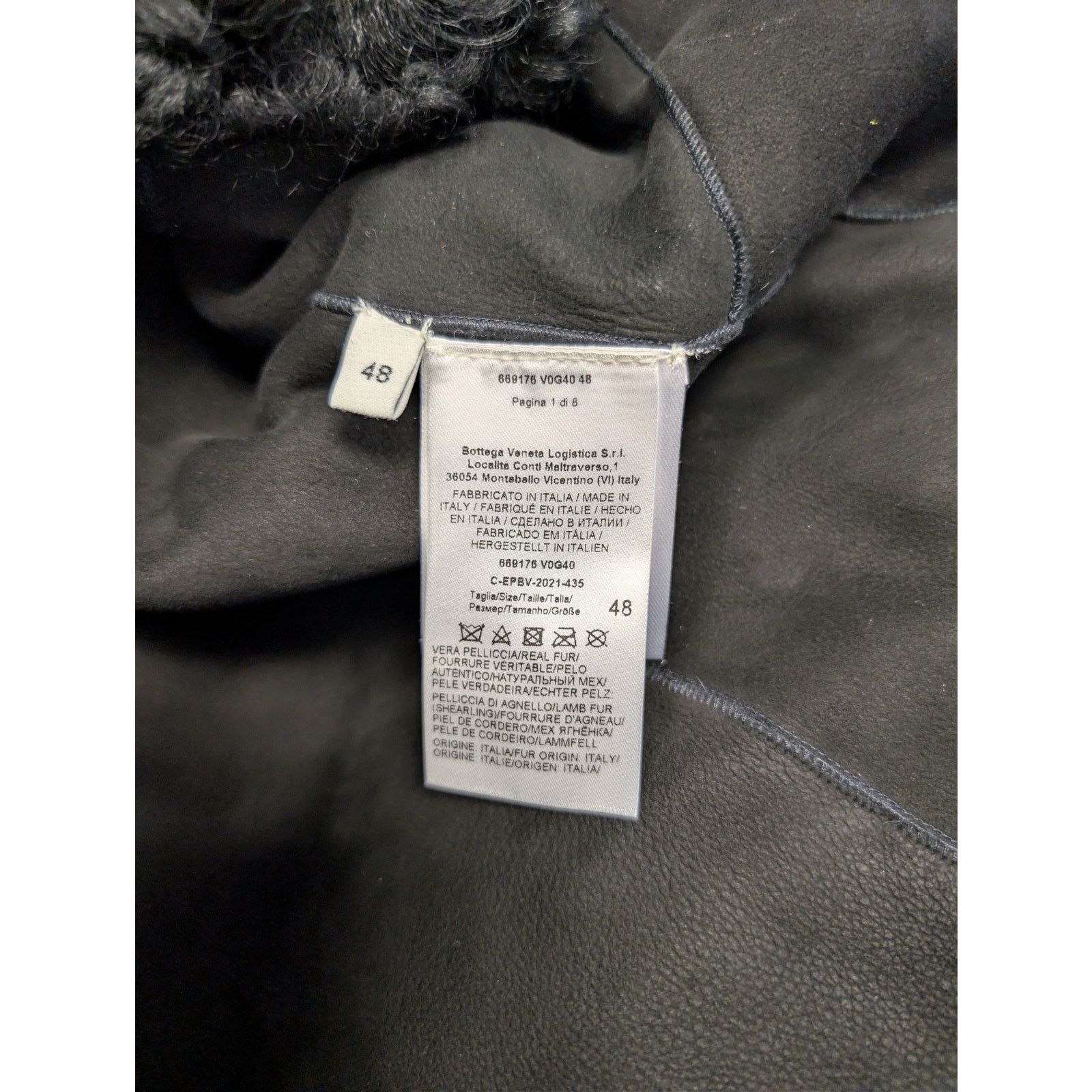 Bottega Veneta o1rshd1 Curly Shearling Coat in Black Size US M / EU 48-50 / 2 - 16 Thumbnail